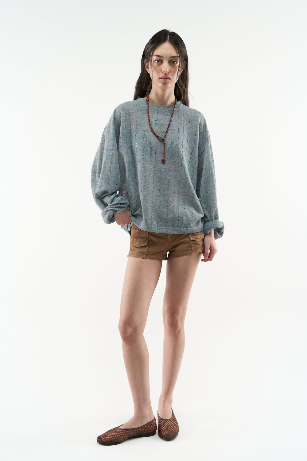 Abar Blue Knit Longsleeve