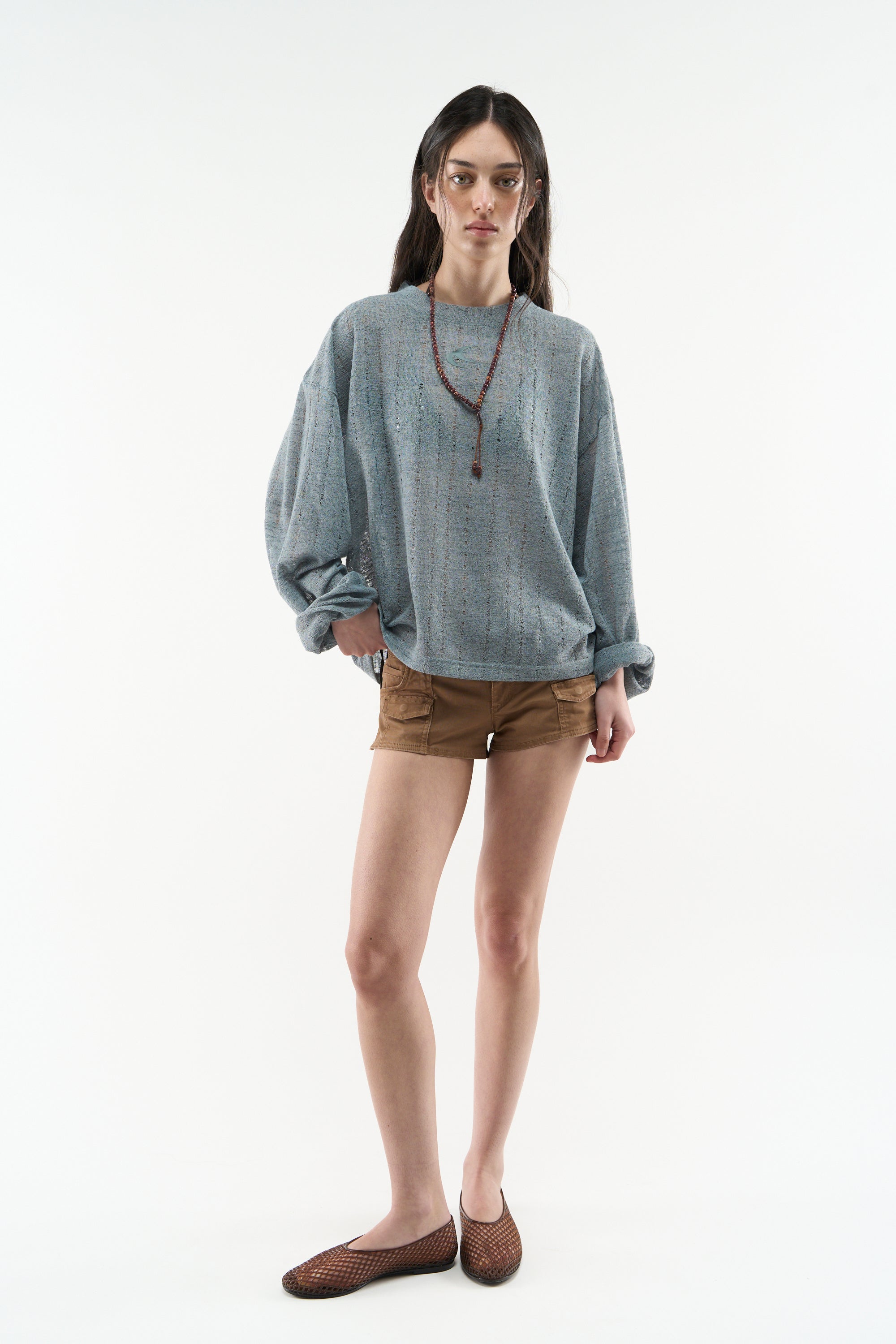 Abar Blue Knit Longsleeve