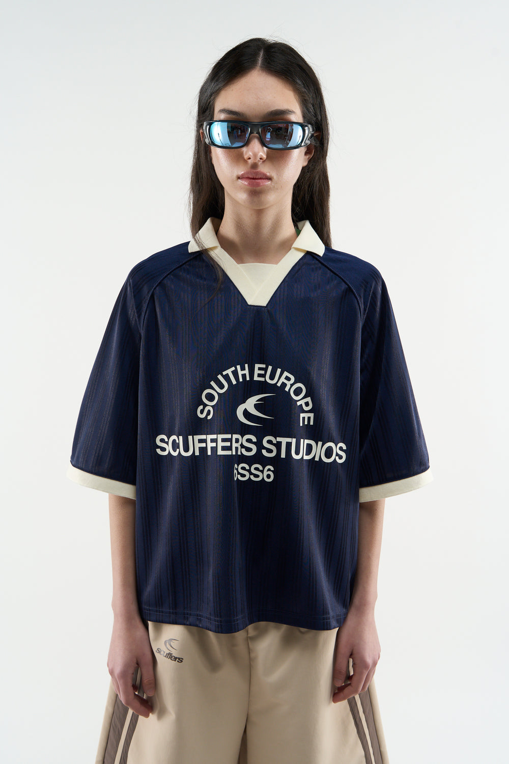 Rising Navy Football T-Shirt