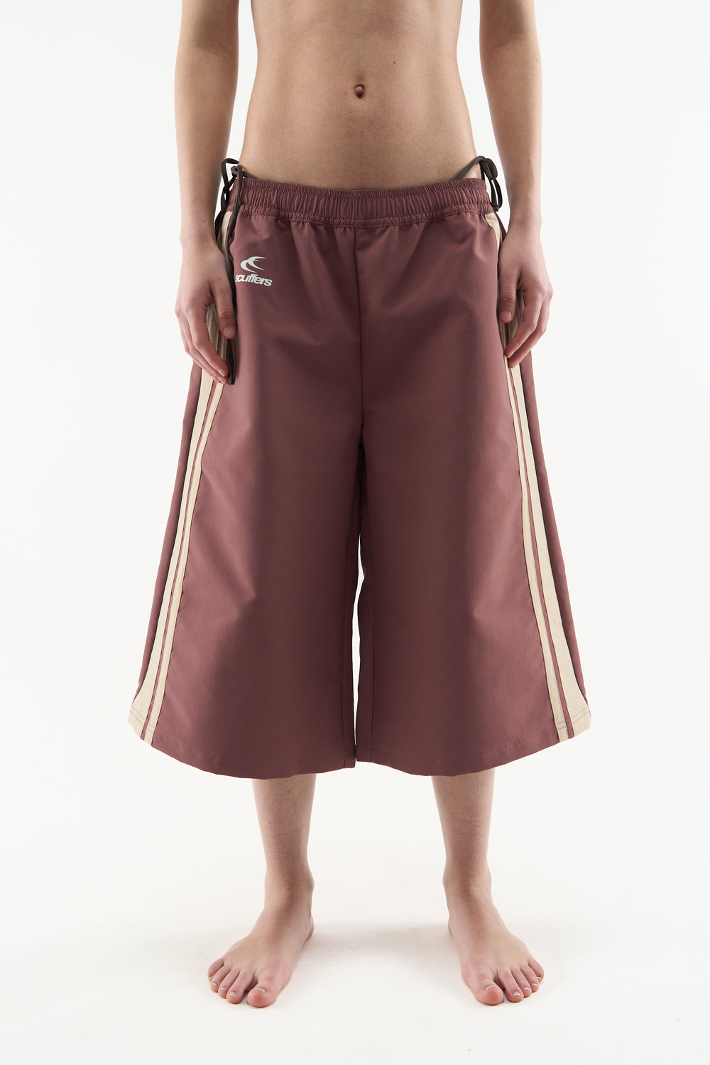 Tech Burgundy Jorts