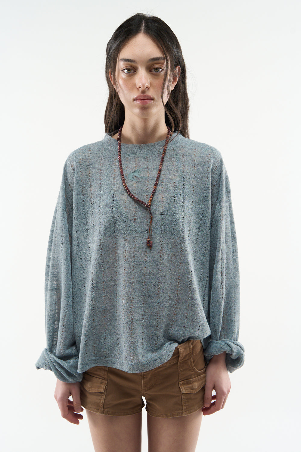 Abar Blue Knit Longsleeve