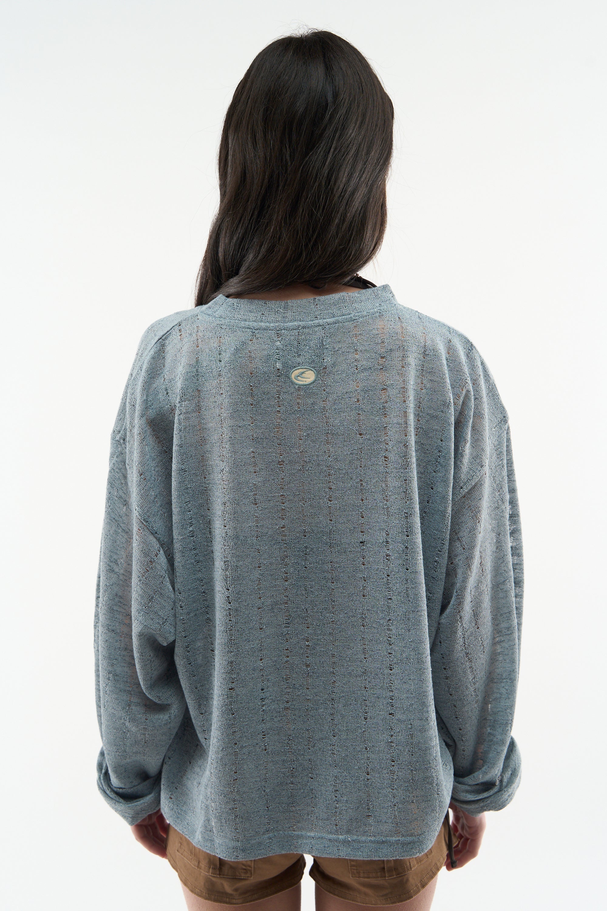 Abar Blue Knit Longsleeve