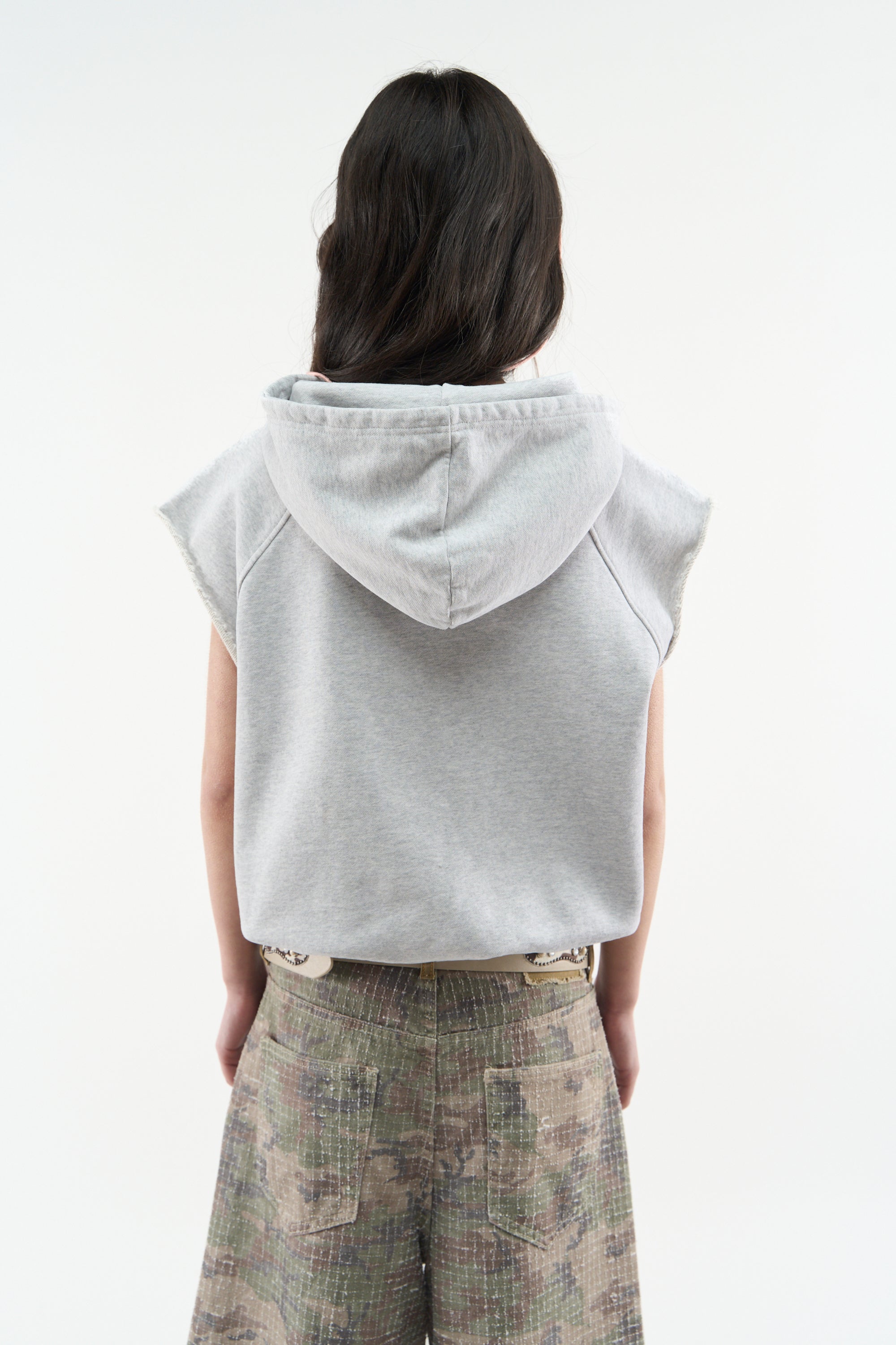 No Gym Grey Melange Hoodie