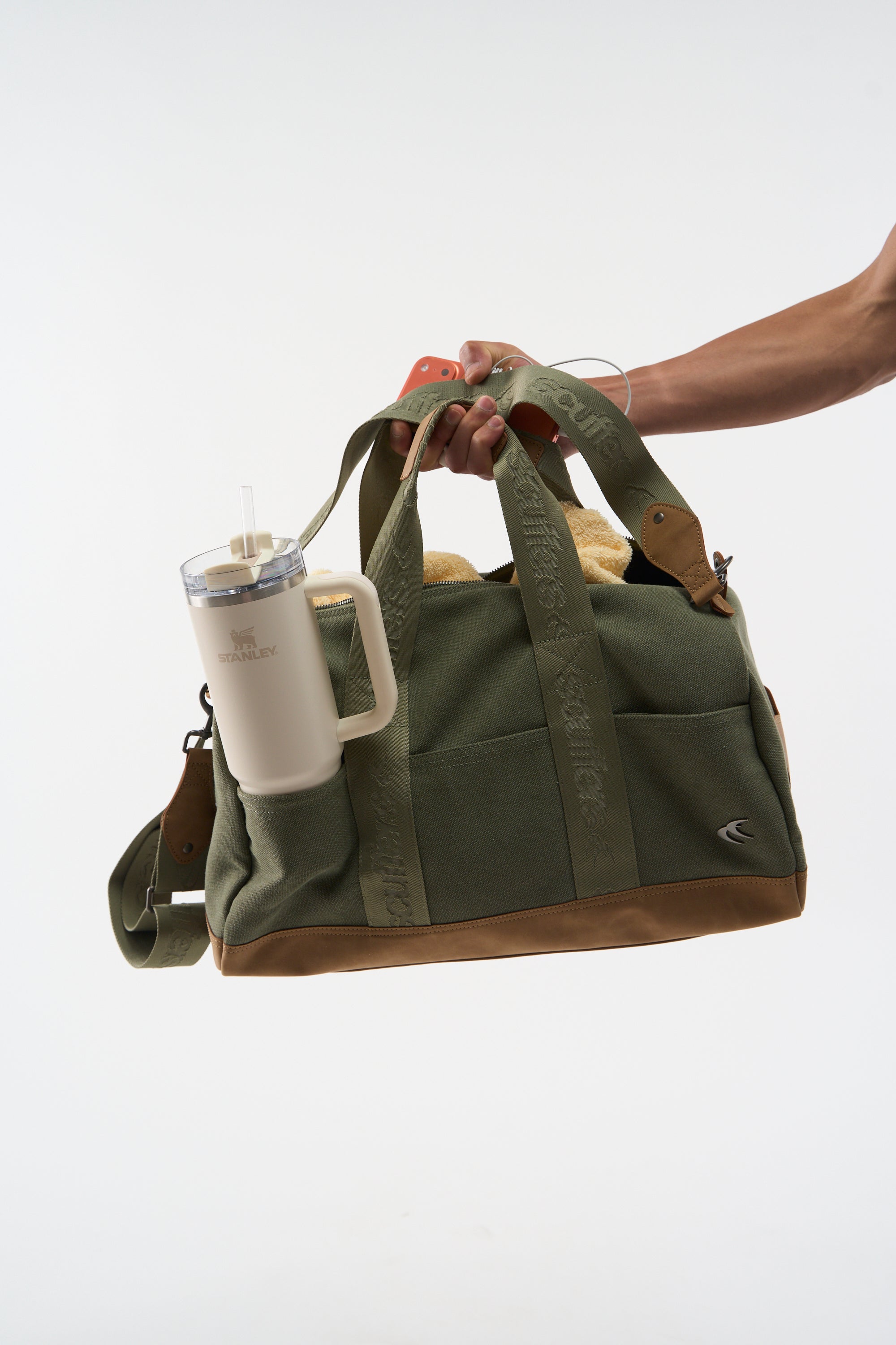 Canvas Green Duffle Bag – Scuffers