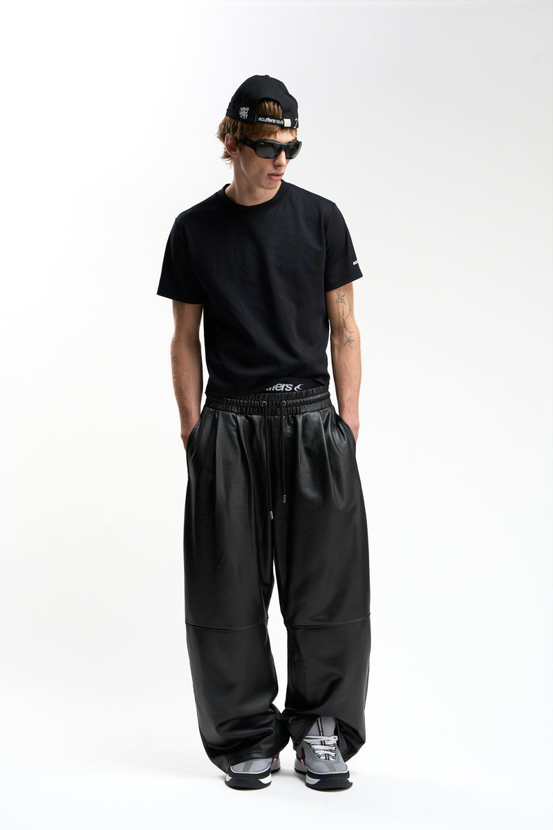 Cuir Black Pants