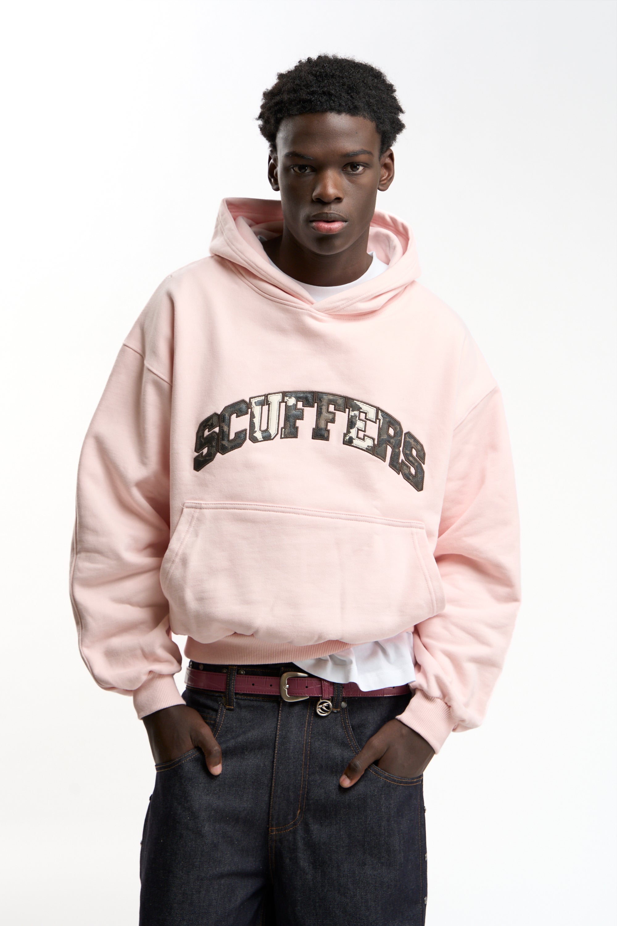 scuffers ピンク ニット パーカー S 元ガス着用(私物を購入) Sabana Pink Hoodie - Oversized Hoodie | Scuffers