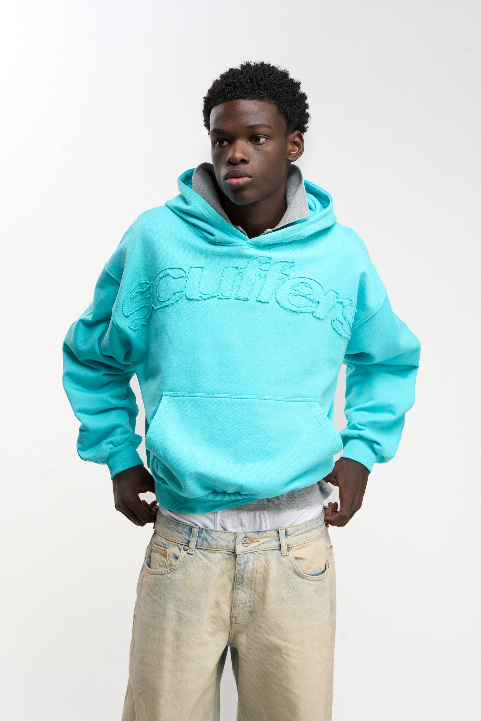Raw Light Blue Hoodie – Scuffers