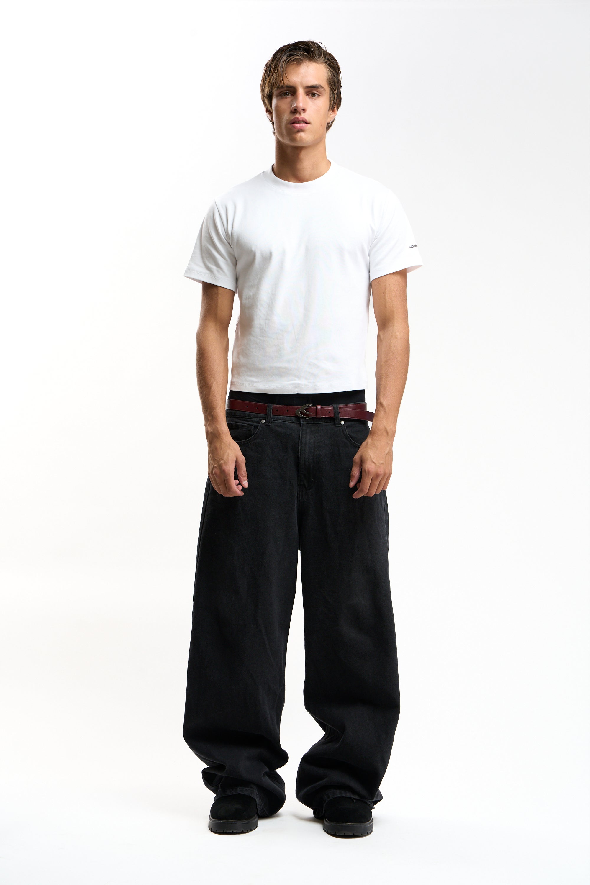 Jumbo Pants Washed Black