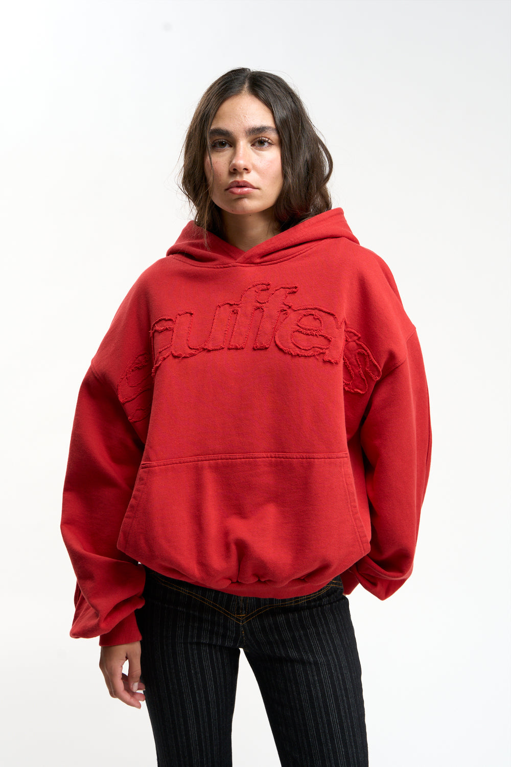 Raw Red Hoodie