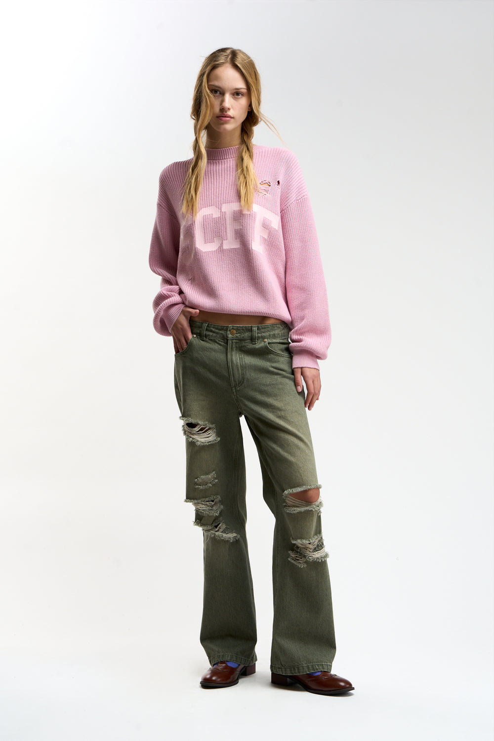 Metal Pink Knit
