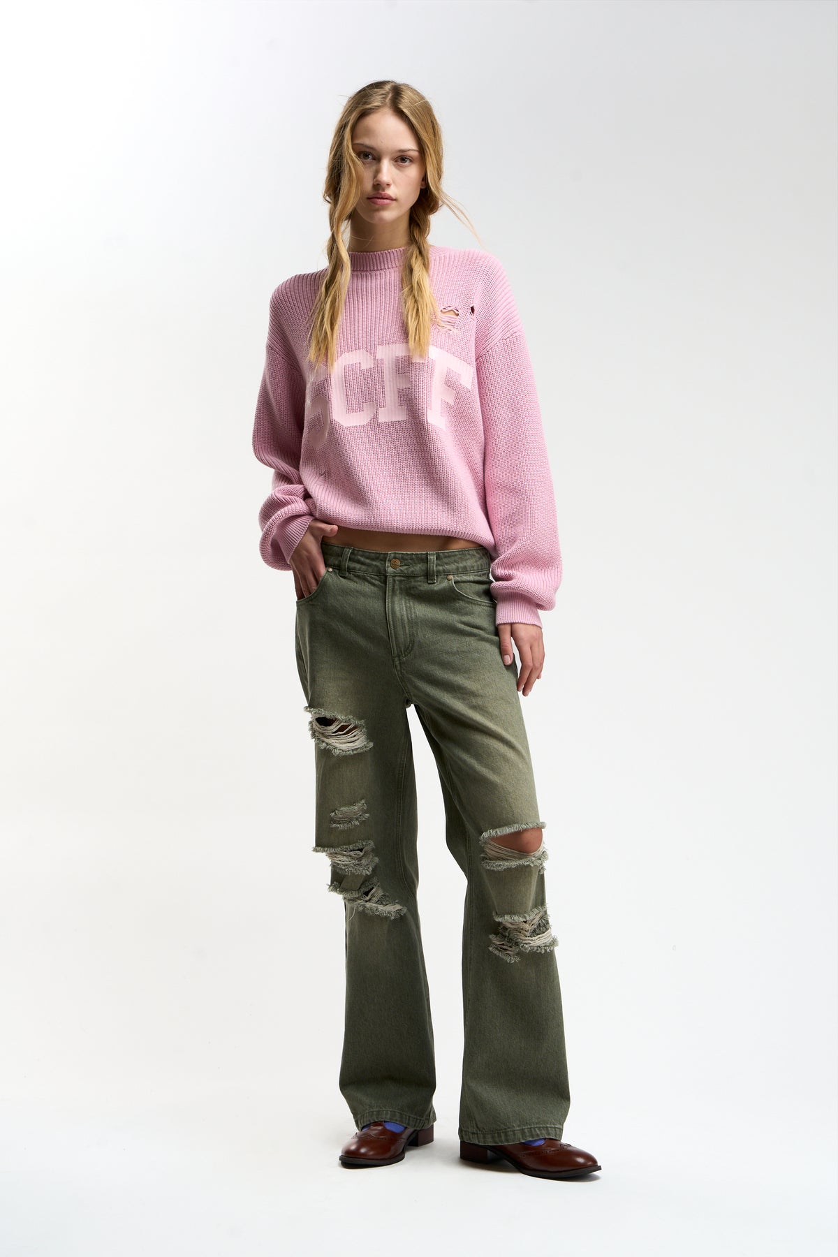 Metal Pink Knit