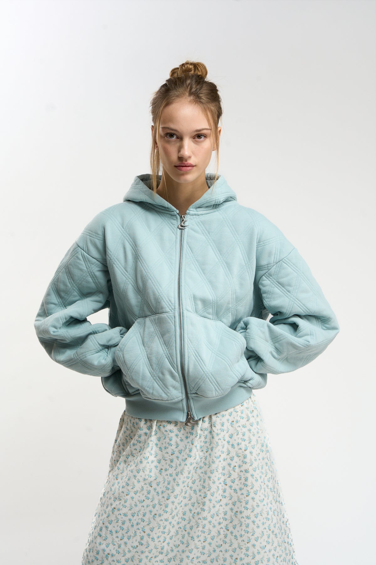 Weeb Turquoise Zipper