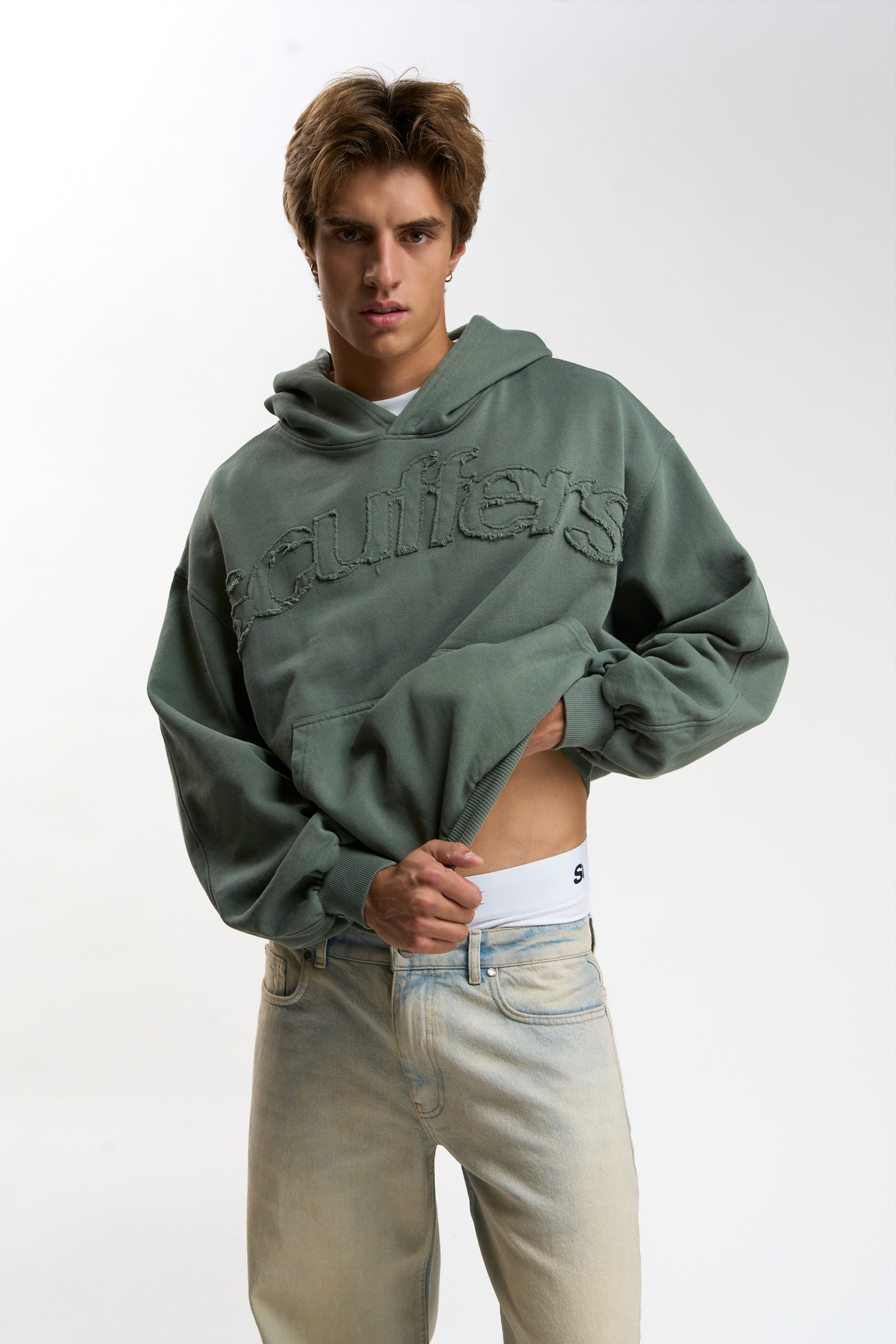 Raw Green Hoodie