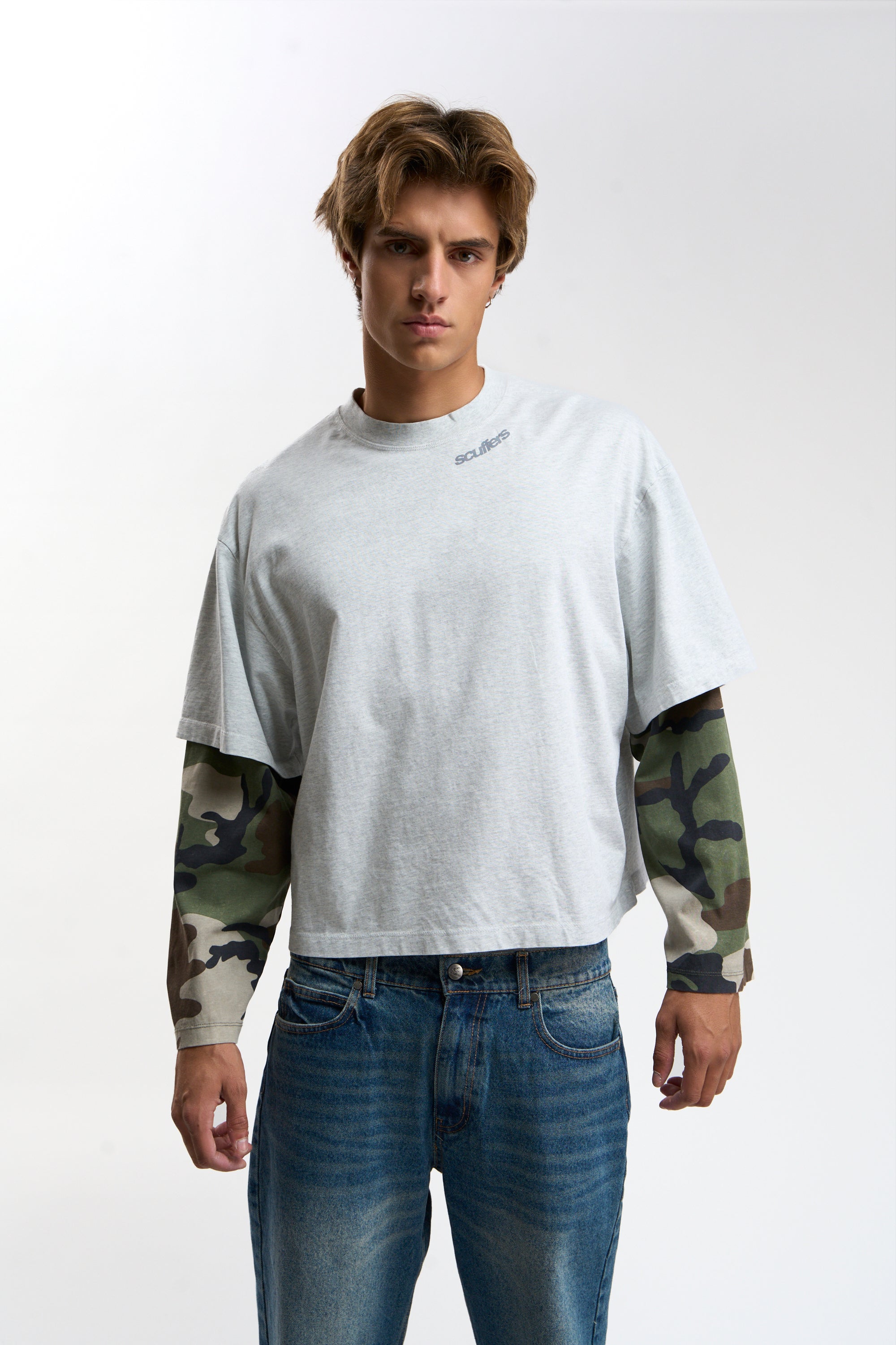 New Kurtis Grey Melange Longsleeve