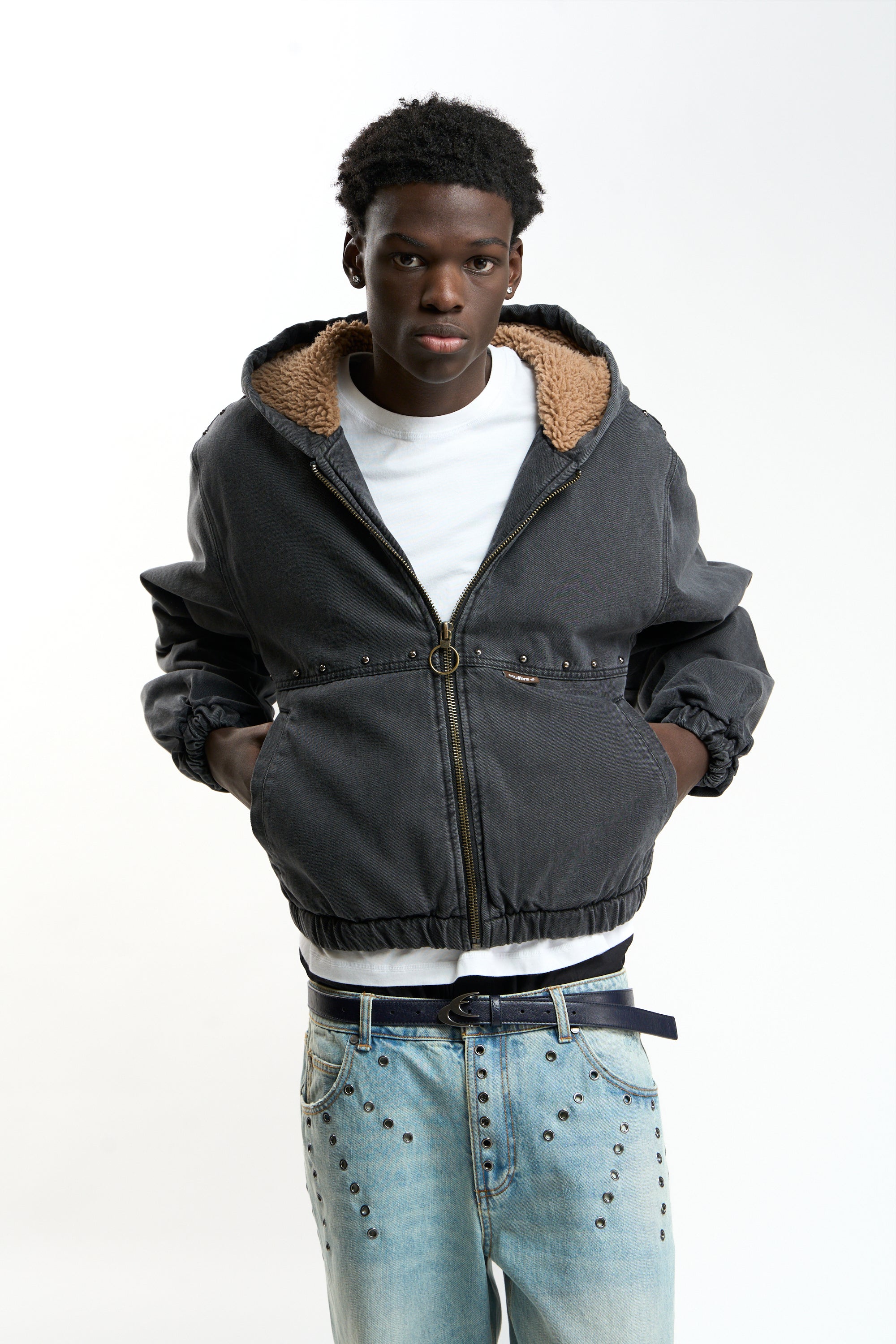 Denim Dark Work Jacket