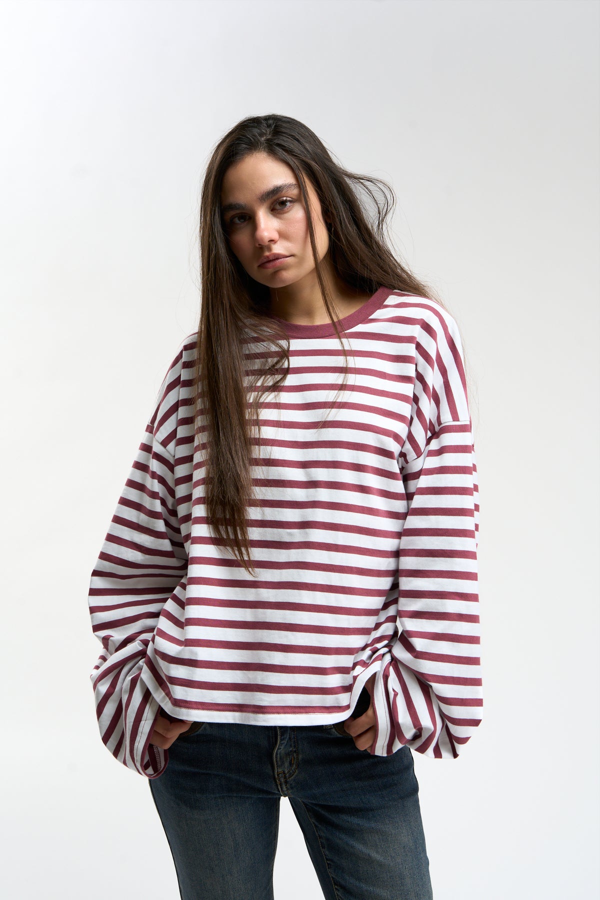 NIY Burgundy Longsleeve