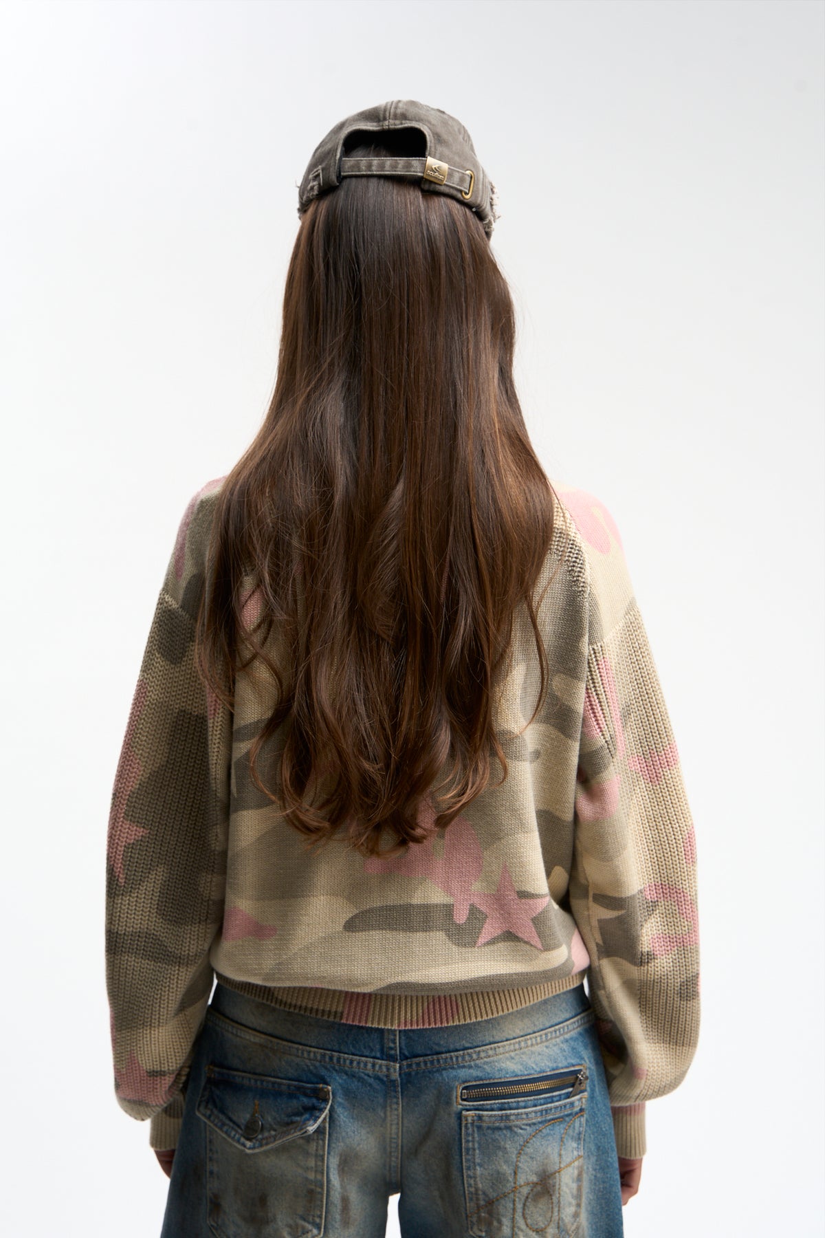 Climax Pink Camo Knit