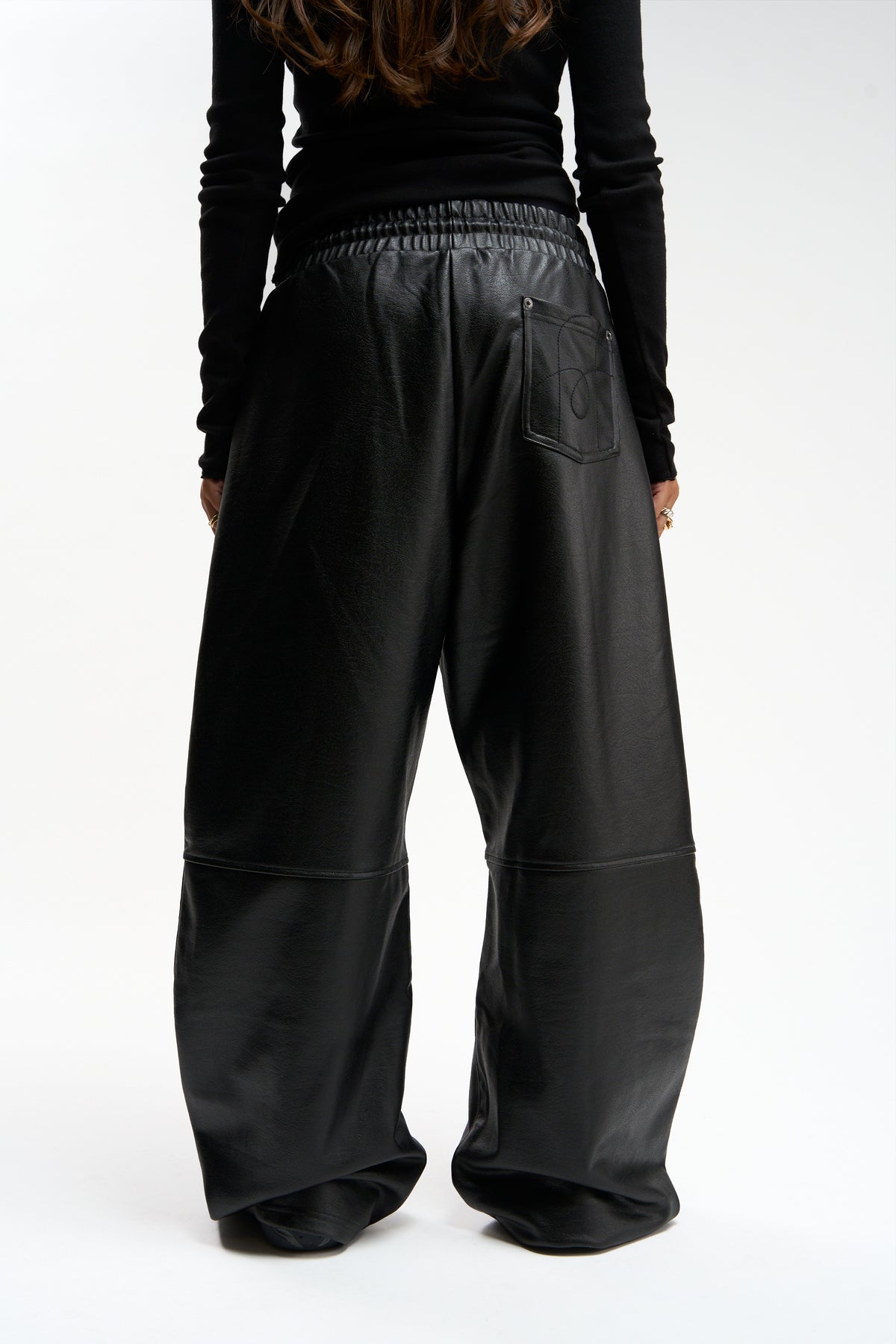 Cuir Black Pants