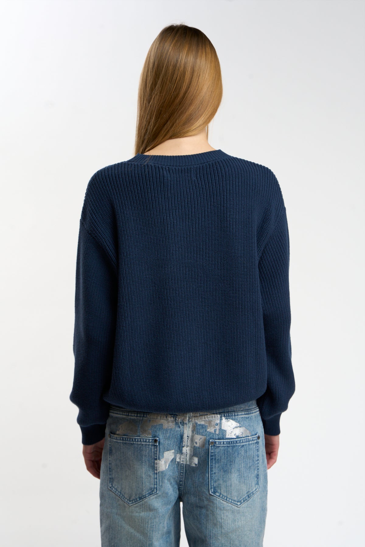 Metal Navy Knit