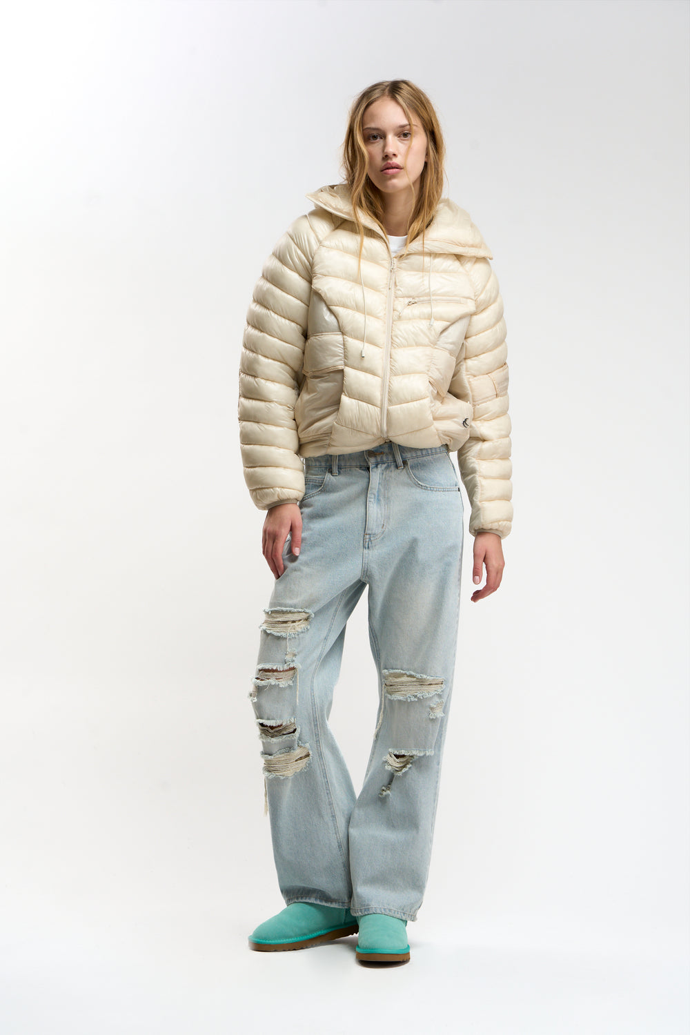 TwoFabric Ecru Puffer