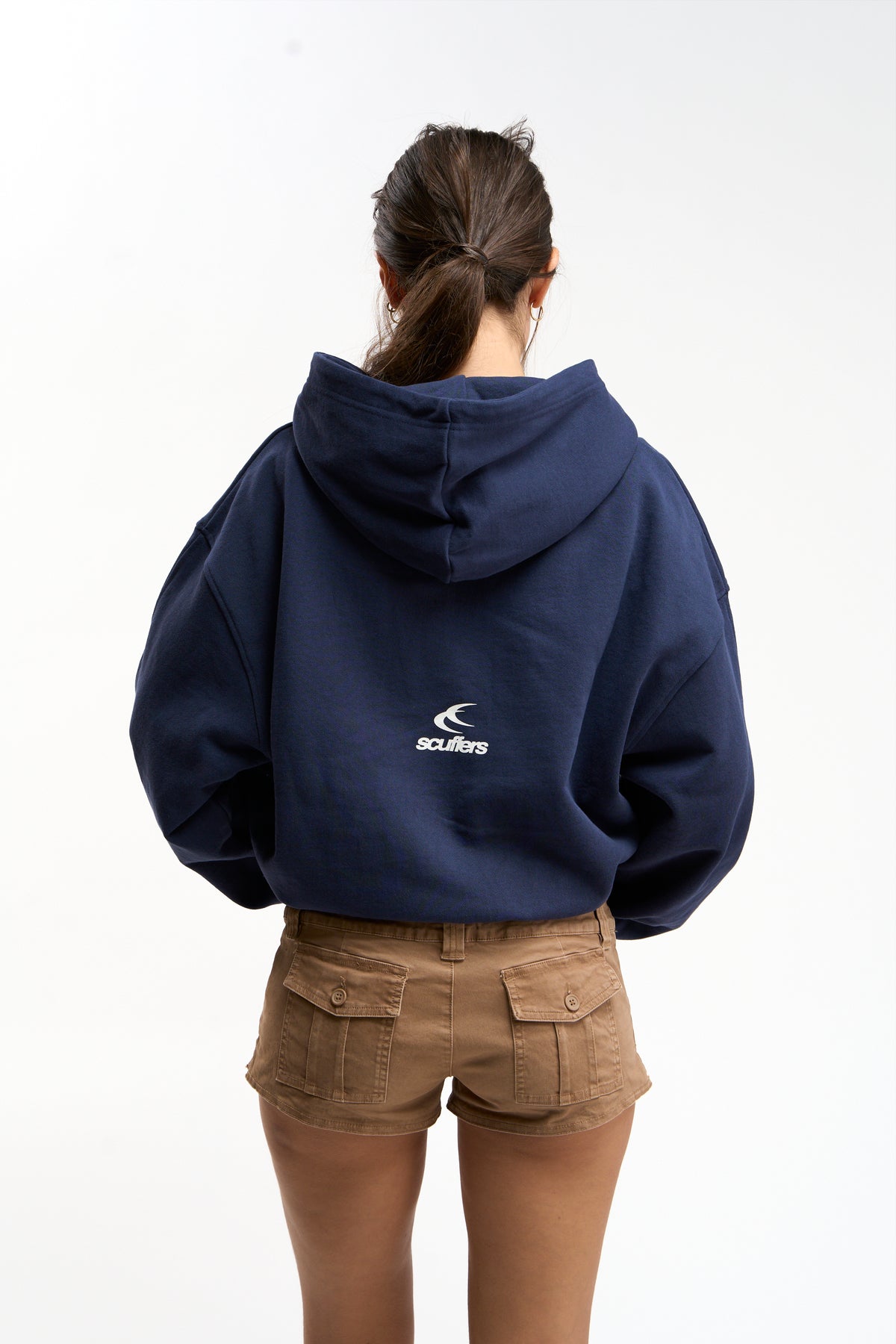 Steel Navy Zipper