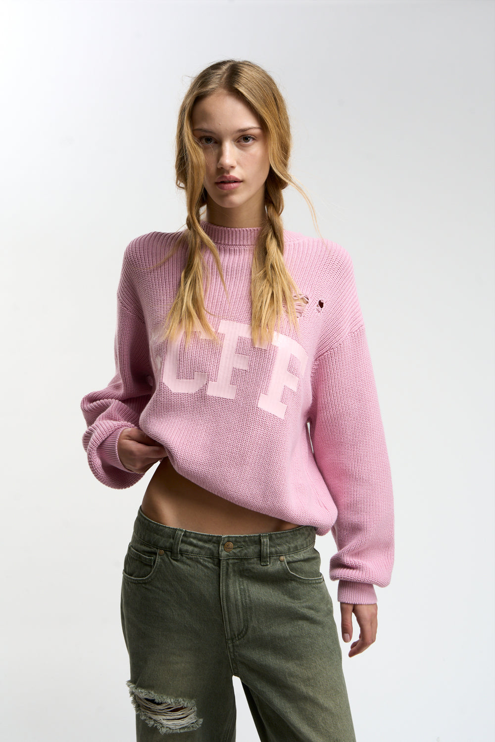 Metal Pink Knit
