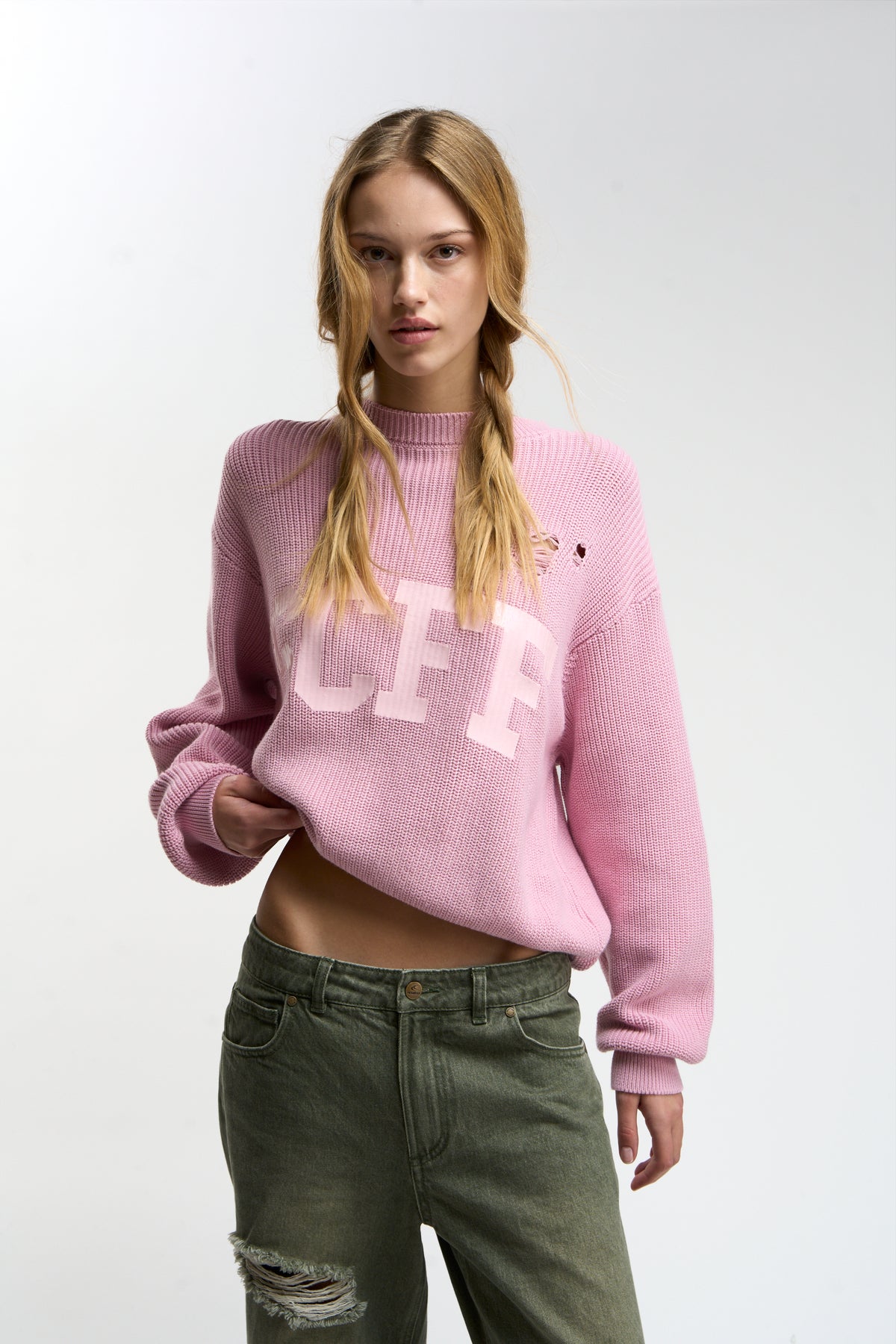 Metal Pink Knit