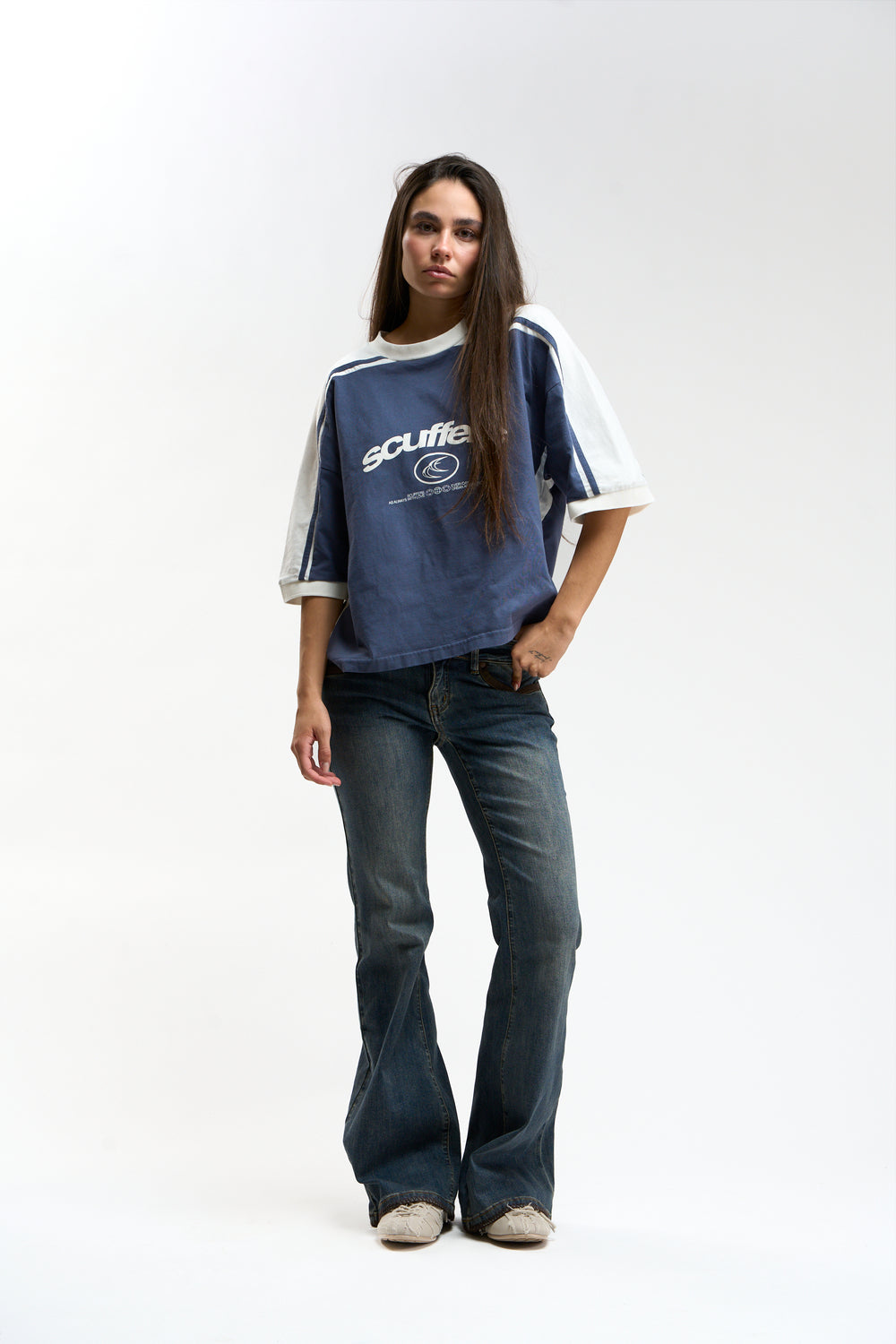 Effortless Navy T-Shirt