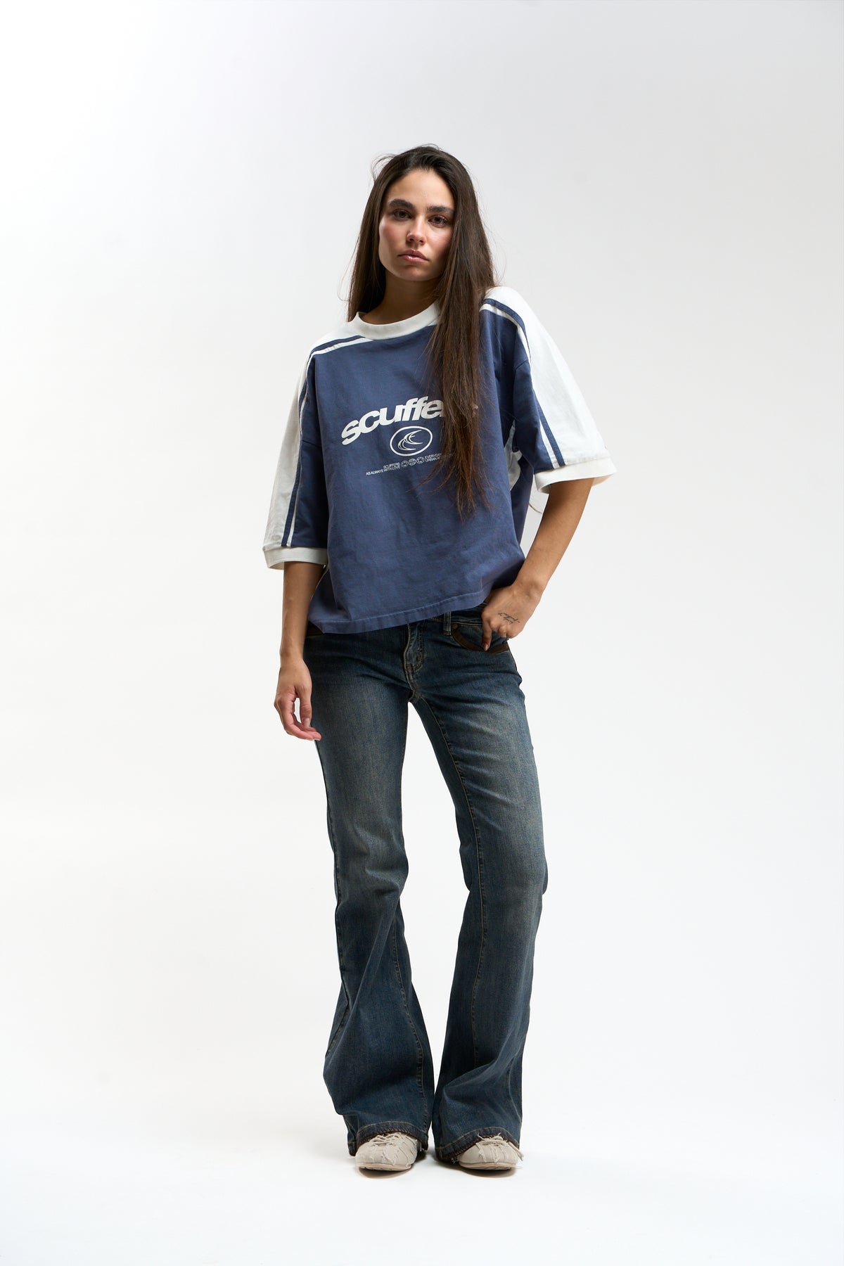 Effortless Navy T-Shirt