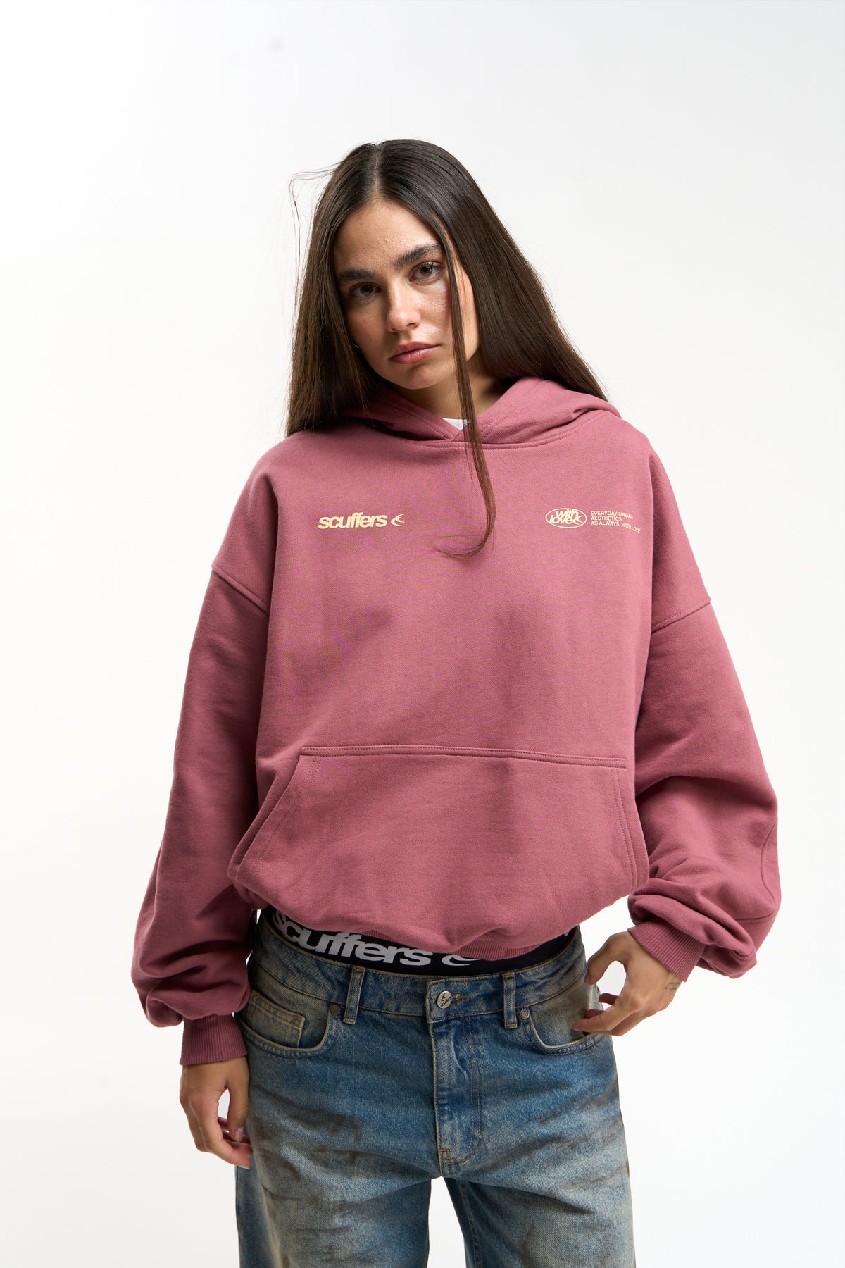 Sign Burgundy Hoodie