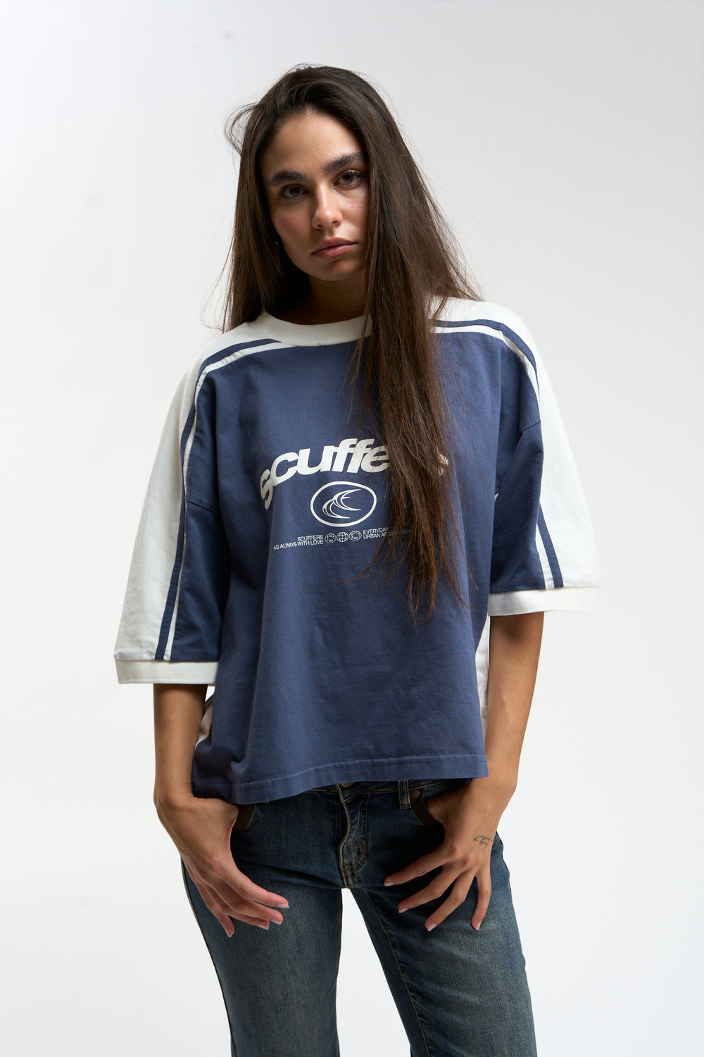 Effortless Navy T-Shirt