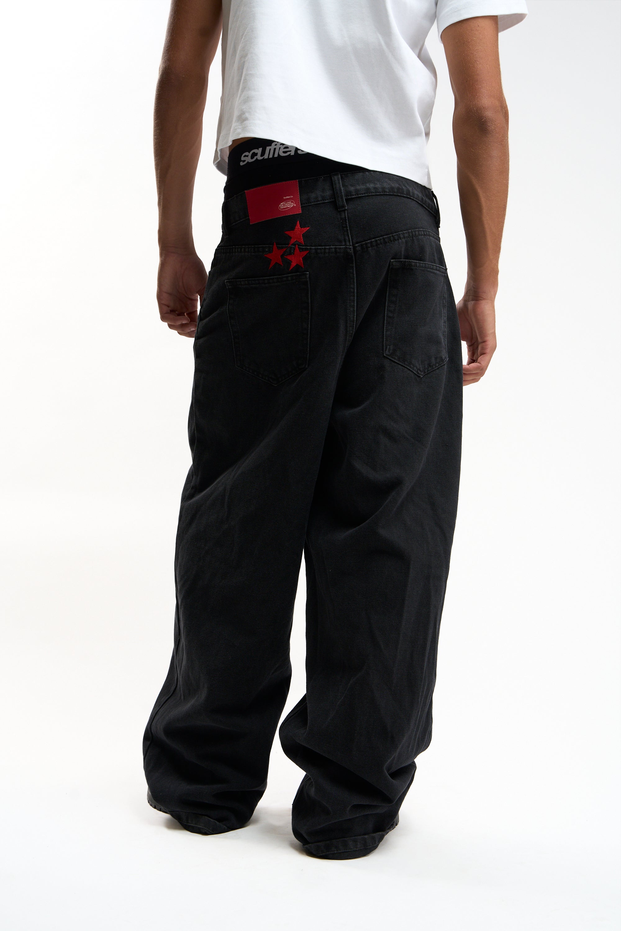 Jumbo Pants Washed Black