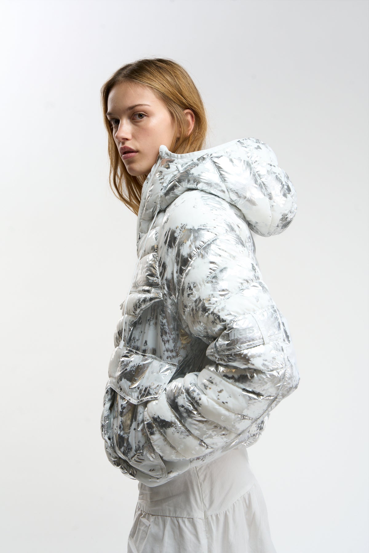 TwoFabric White Puffer