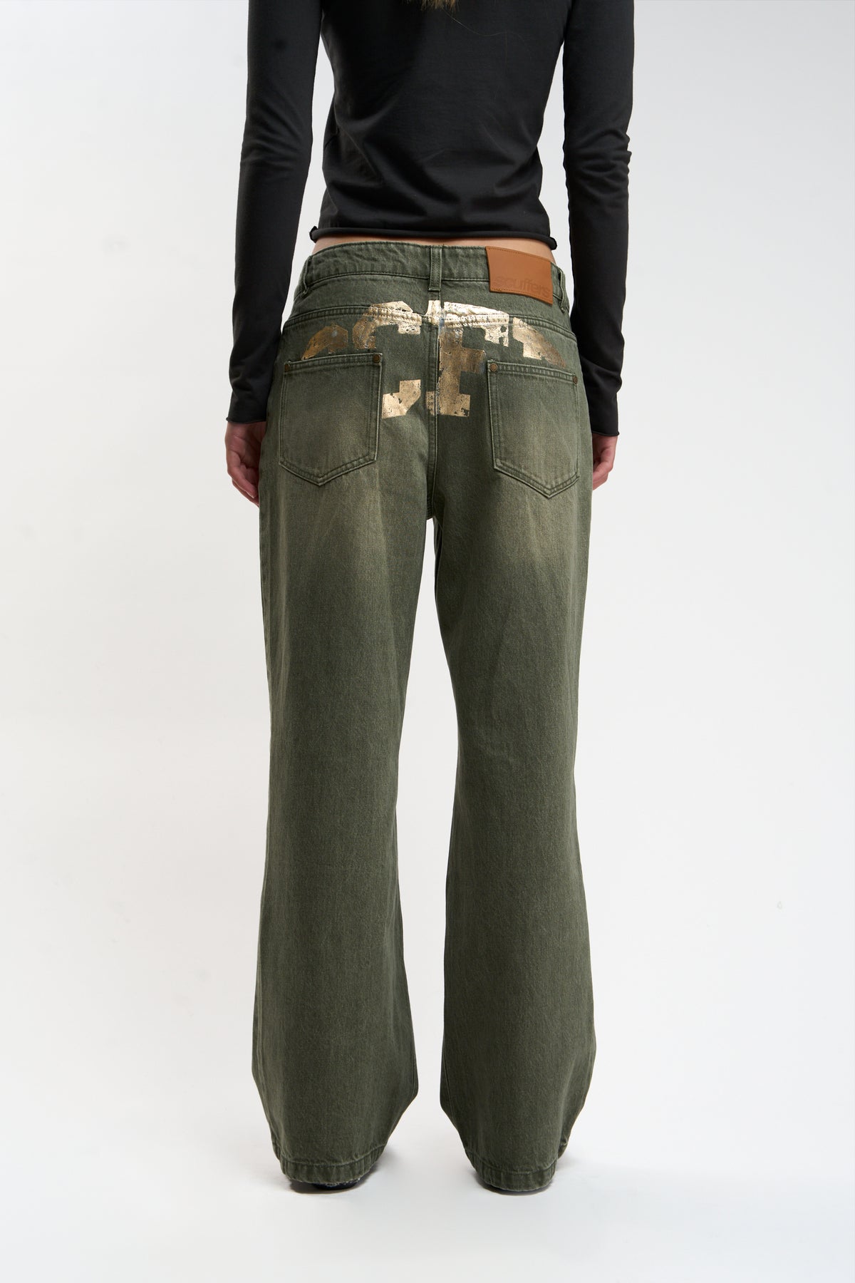 Metal Green Pants