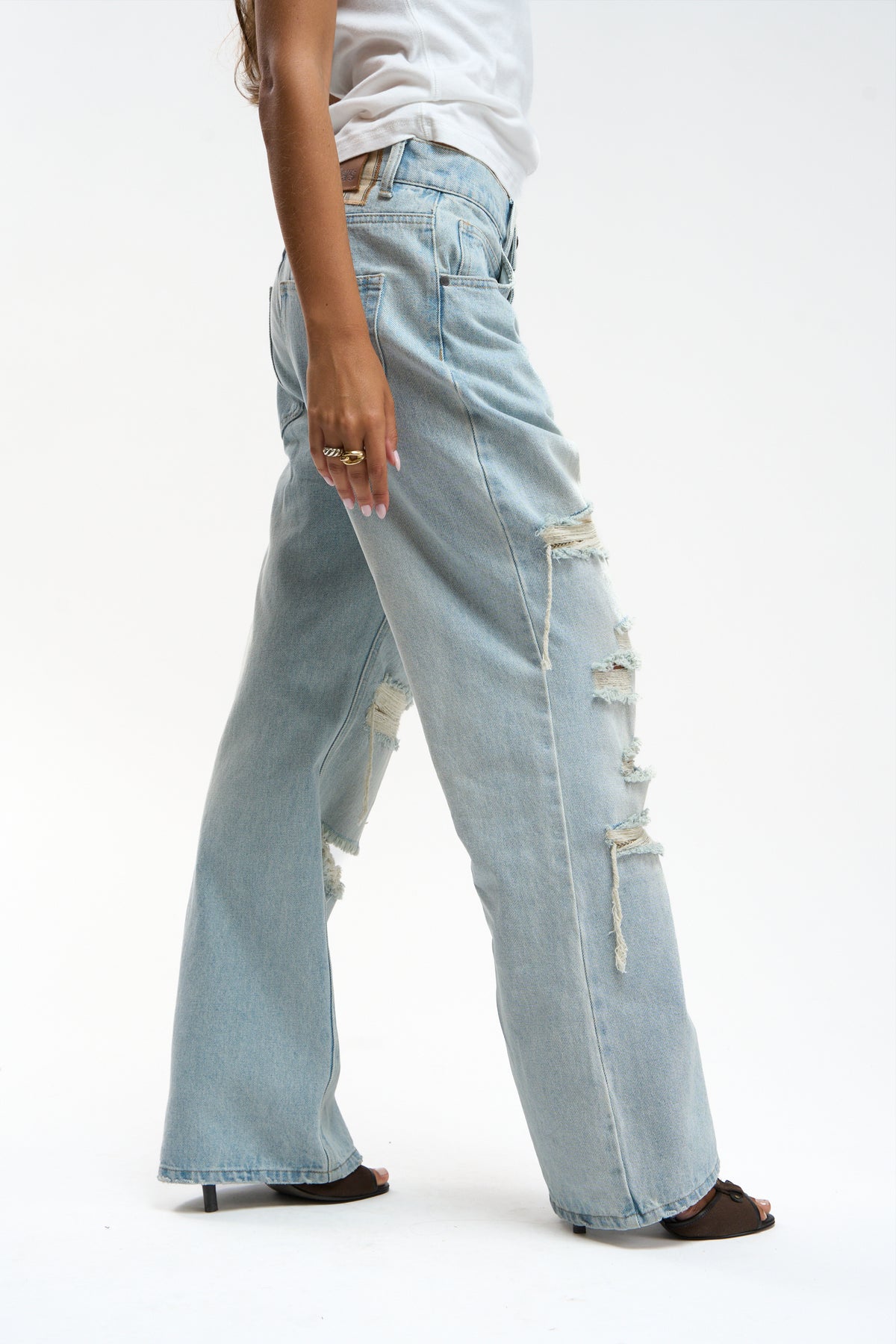 Shanghai Light Blue Pants