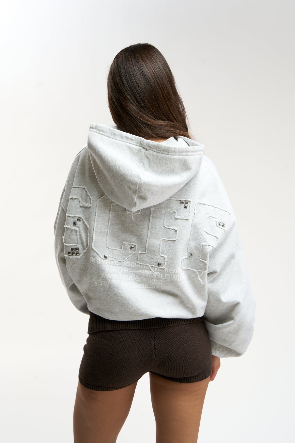 Worldwide Grey Melange Hoodie