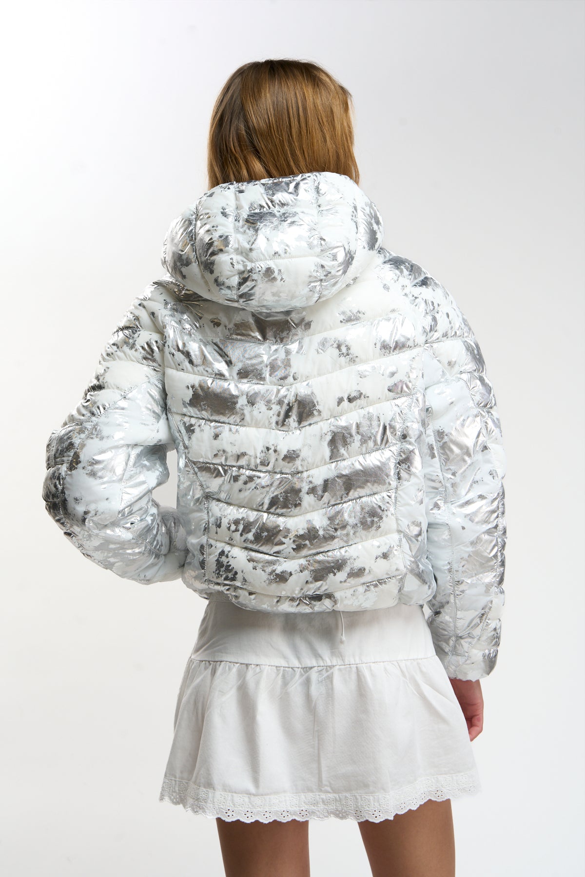 TwoFabric White Puffer