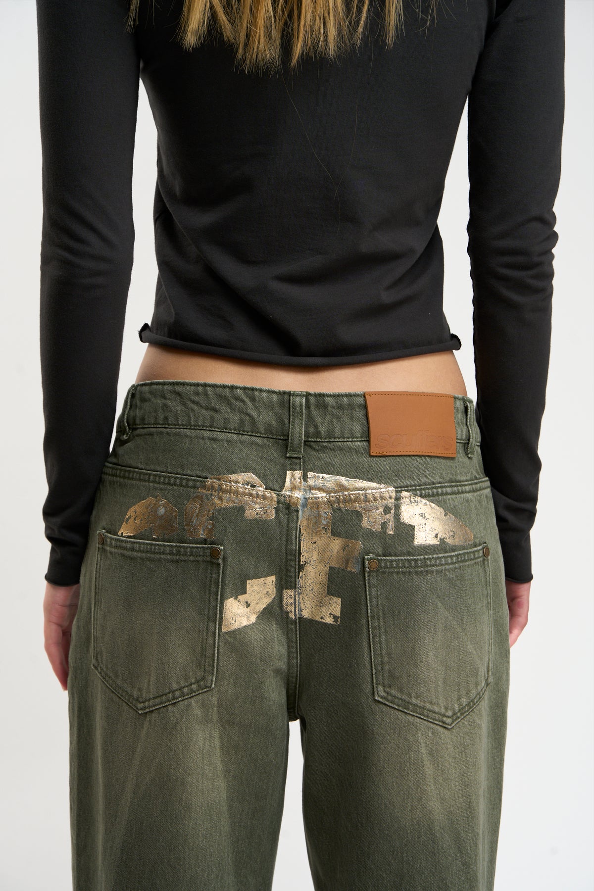 Metal Green Pants
