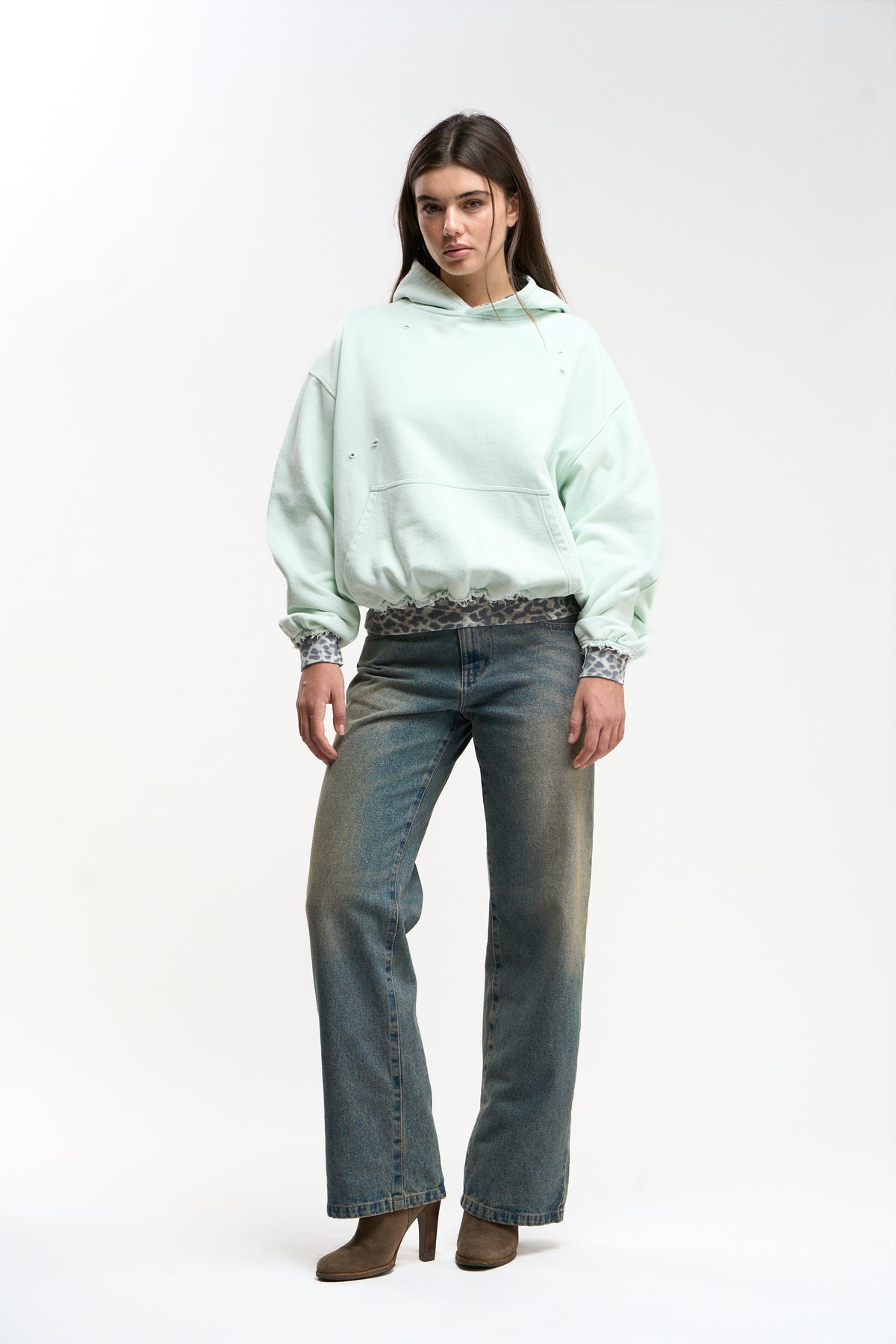 Leo Light Blue Hoodie