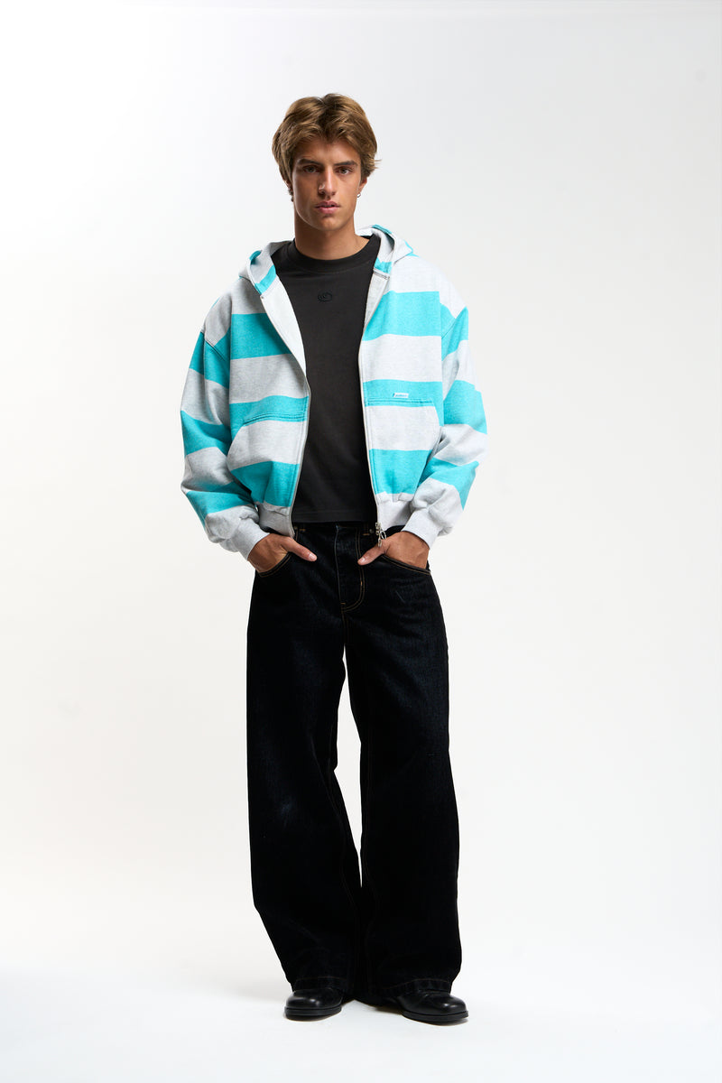 Club Turquoise Zipper