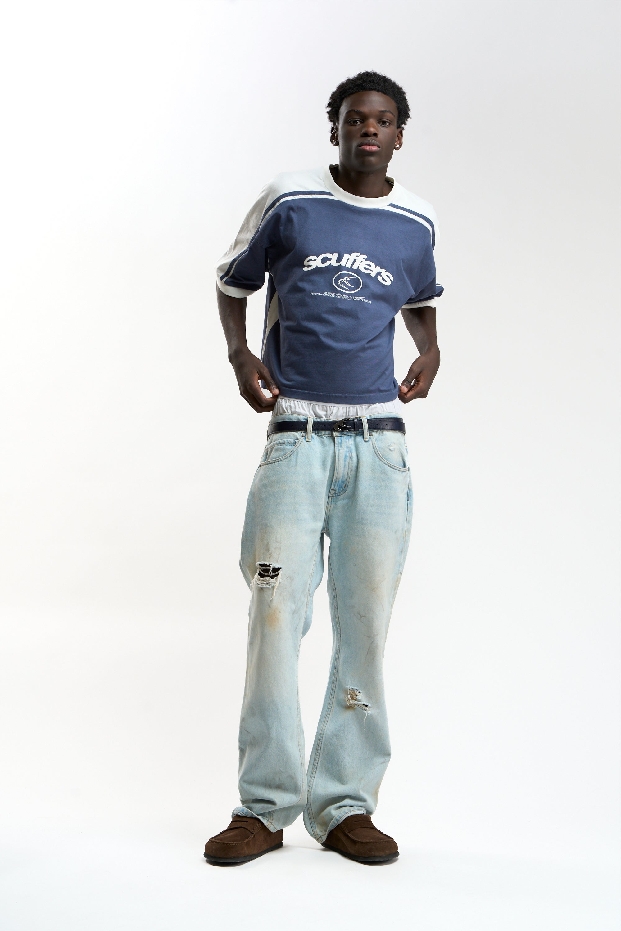 Effortless Navy T-Shirt