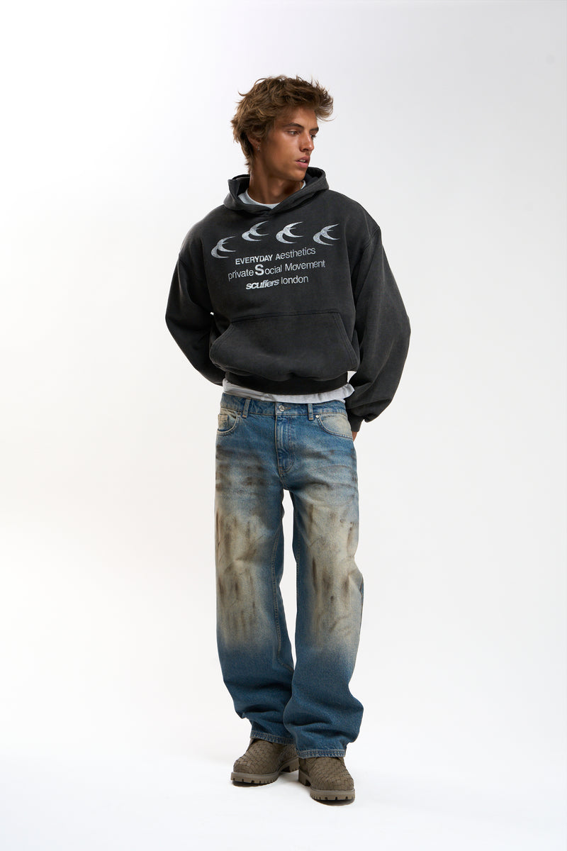 Fourfive Black Hoodie