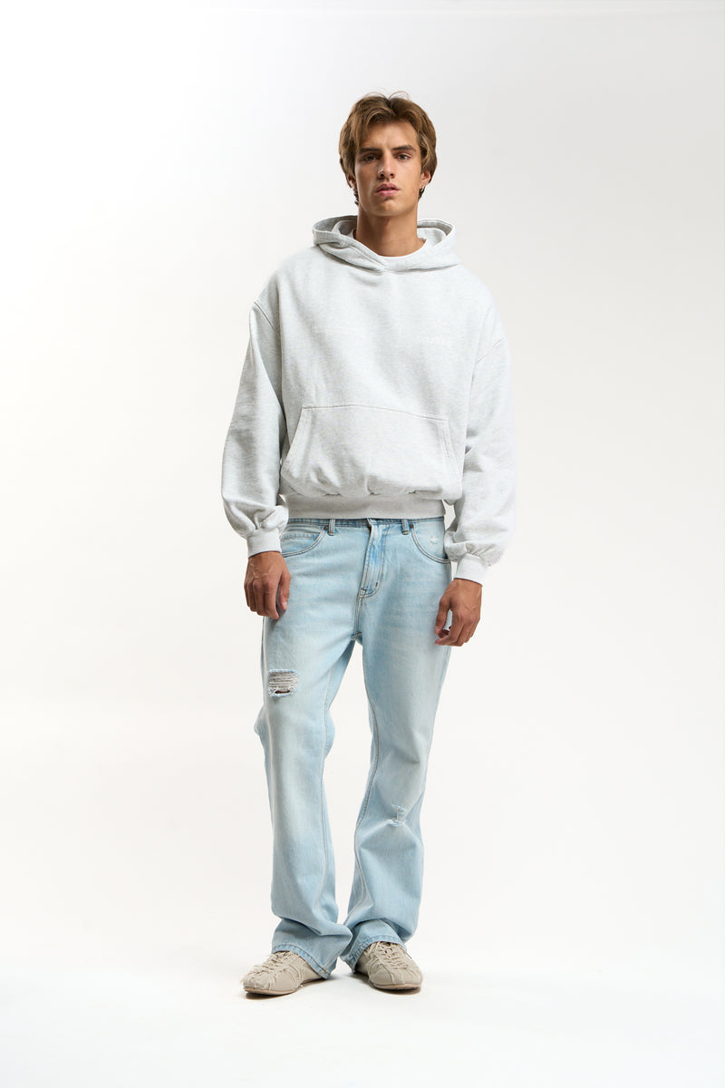 Worldwide Grey Melange Hoodie