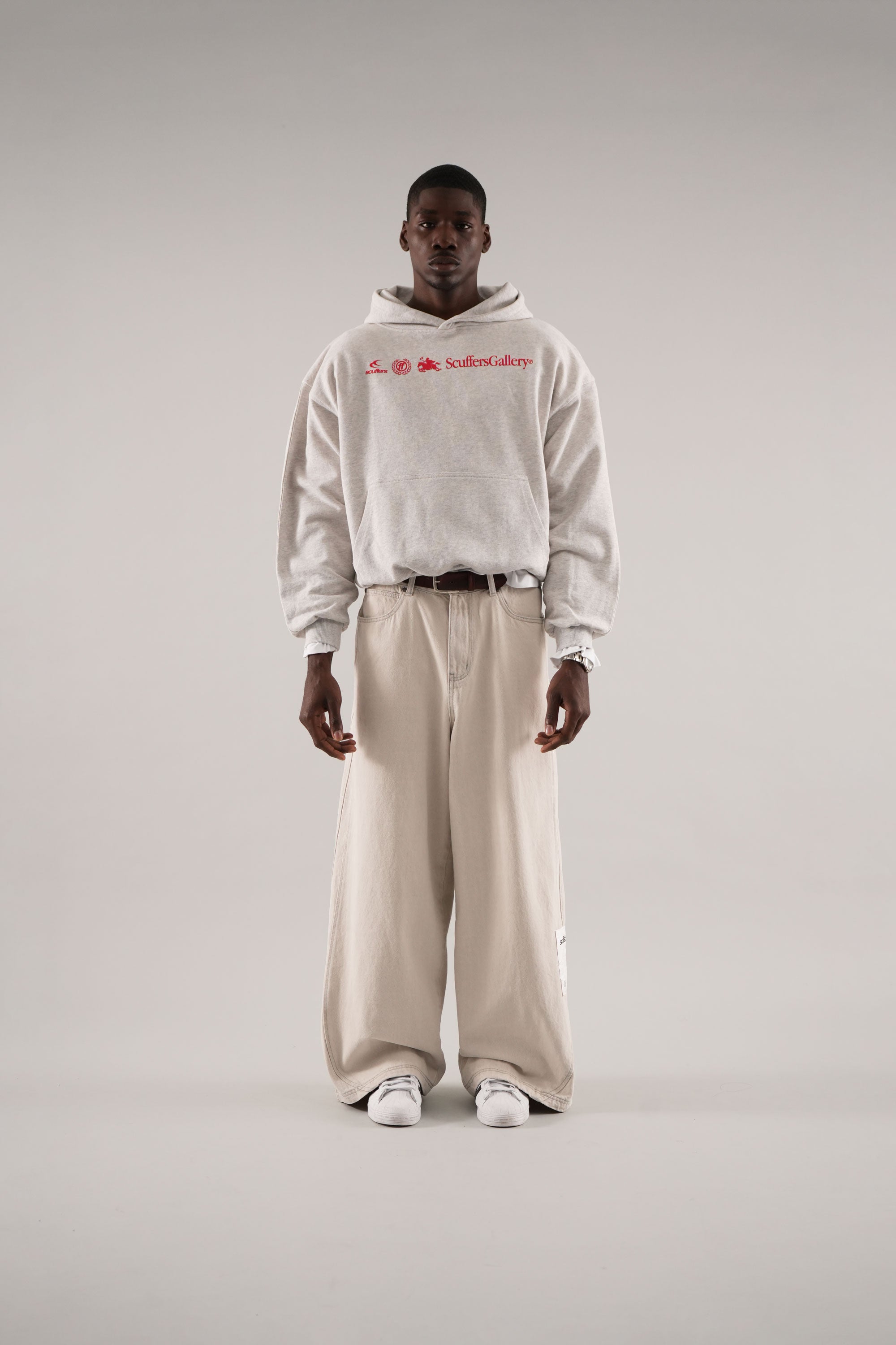 Emblem Light Grey Hoodie