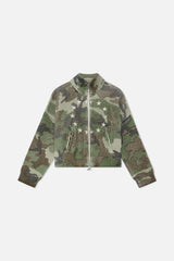 Ea Camo Knit Zipper