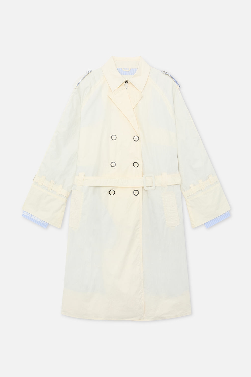 Vichy Ecru Trench Coat