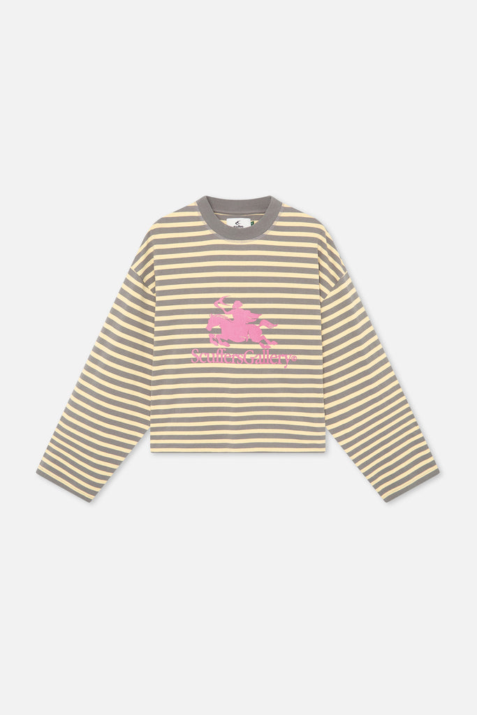 Emblem Striped Yellow Longsleeve