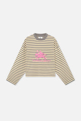 Emblem Striped Yellow Longsleeve