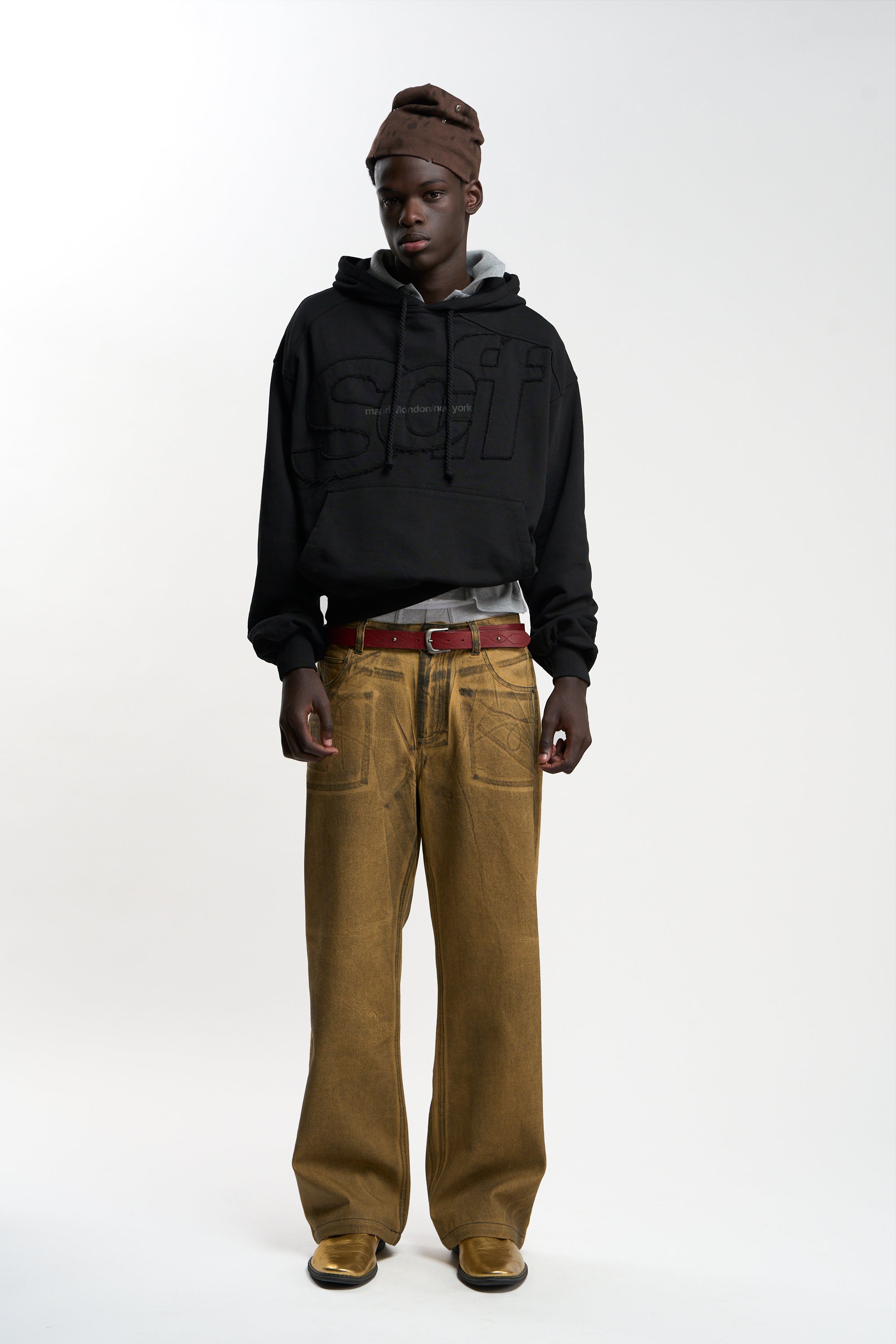 Sign Dark Hoodie - Oversized Hoodie | Scuffers