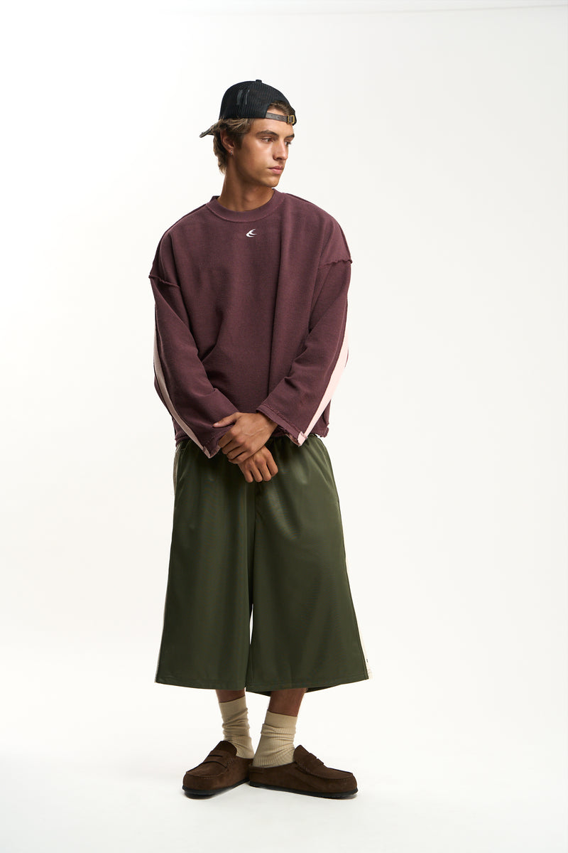 Dye Tech Burgundy Sweatshirt